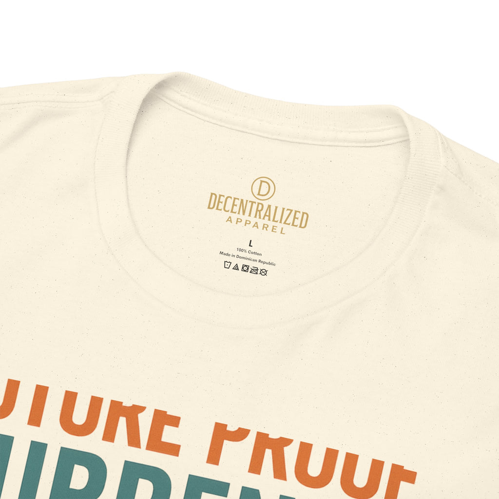RIPPLE XRP 'Future Proof Currency' Graphic Tee — Crypto Retro Logo Shirt