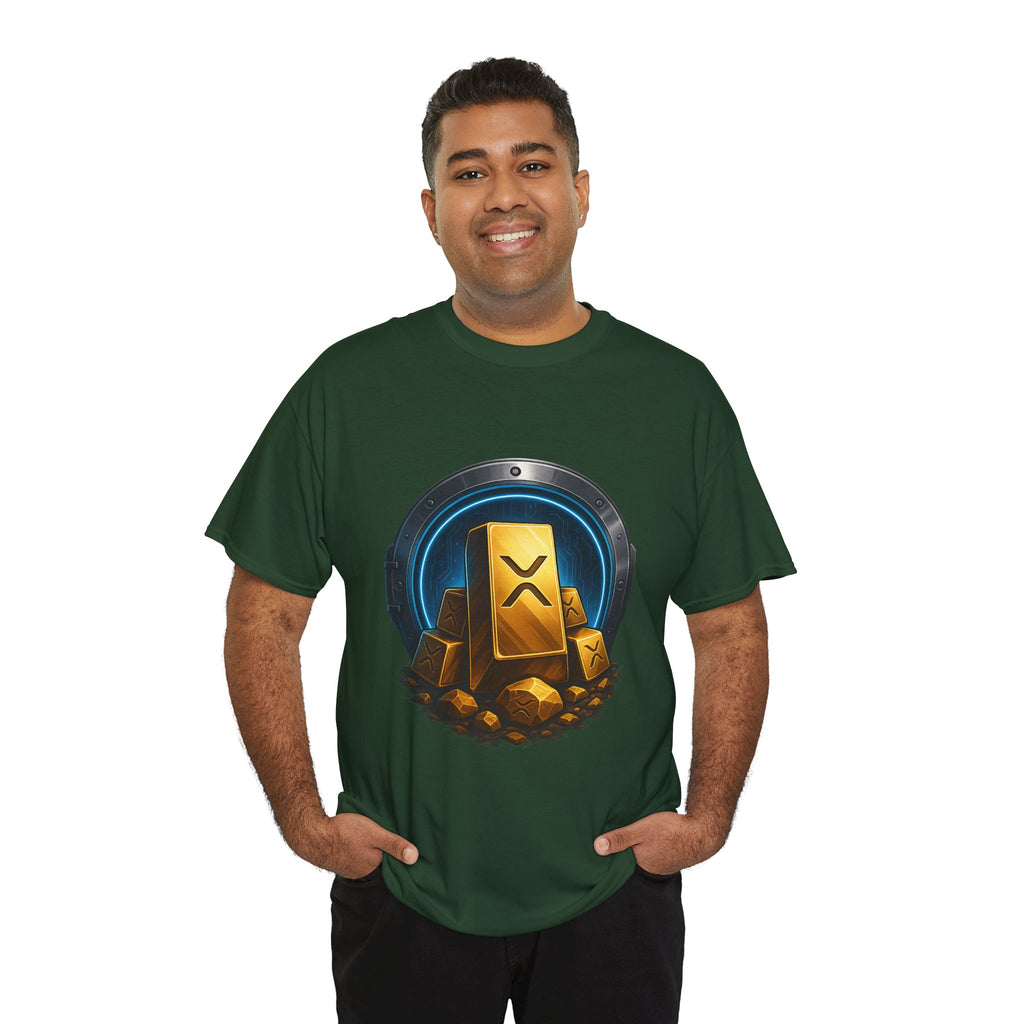 Crypto Gold Bars T-Shirt — Ripple (XRP) Stack Graphic Tee