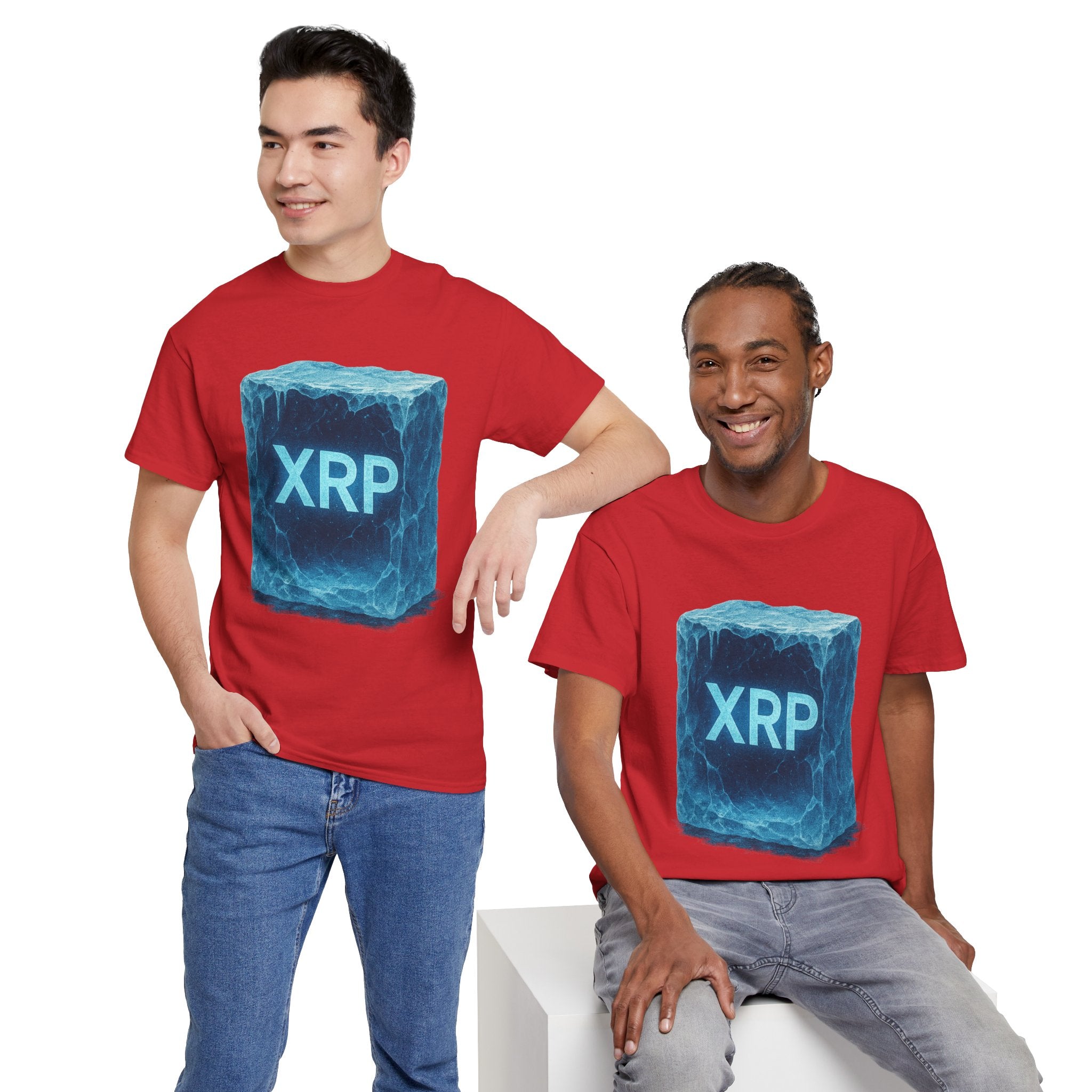 XRP Ice Block Tee — Crypto Ripple Logo T-Shirt