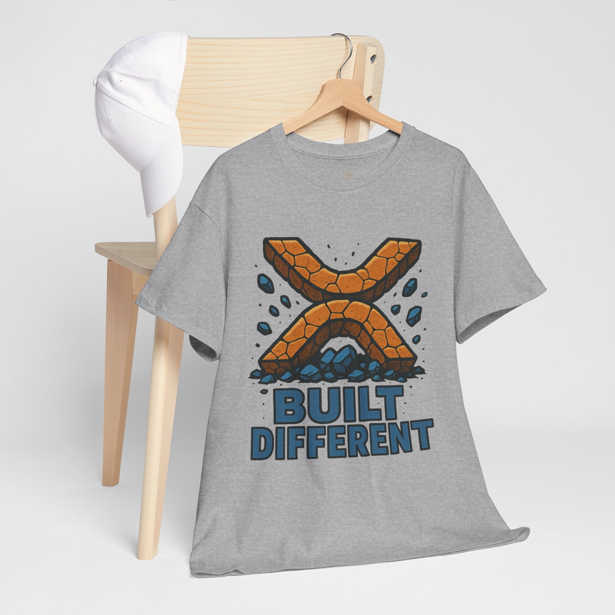 Built Different T-Shirt — Rugged Crypto X Design Tee