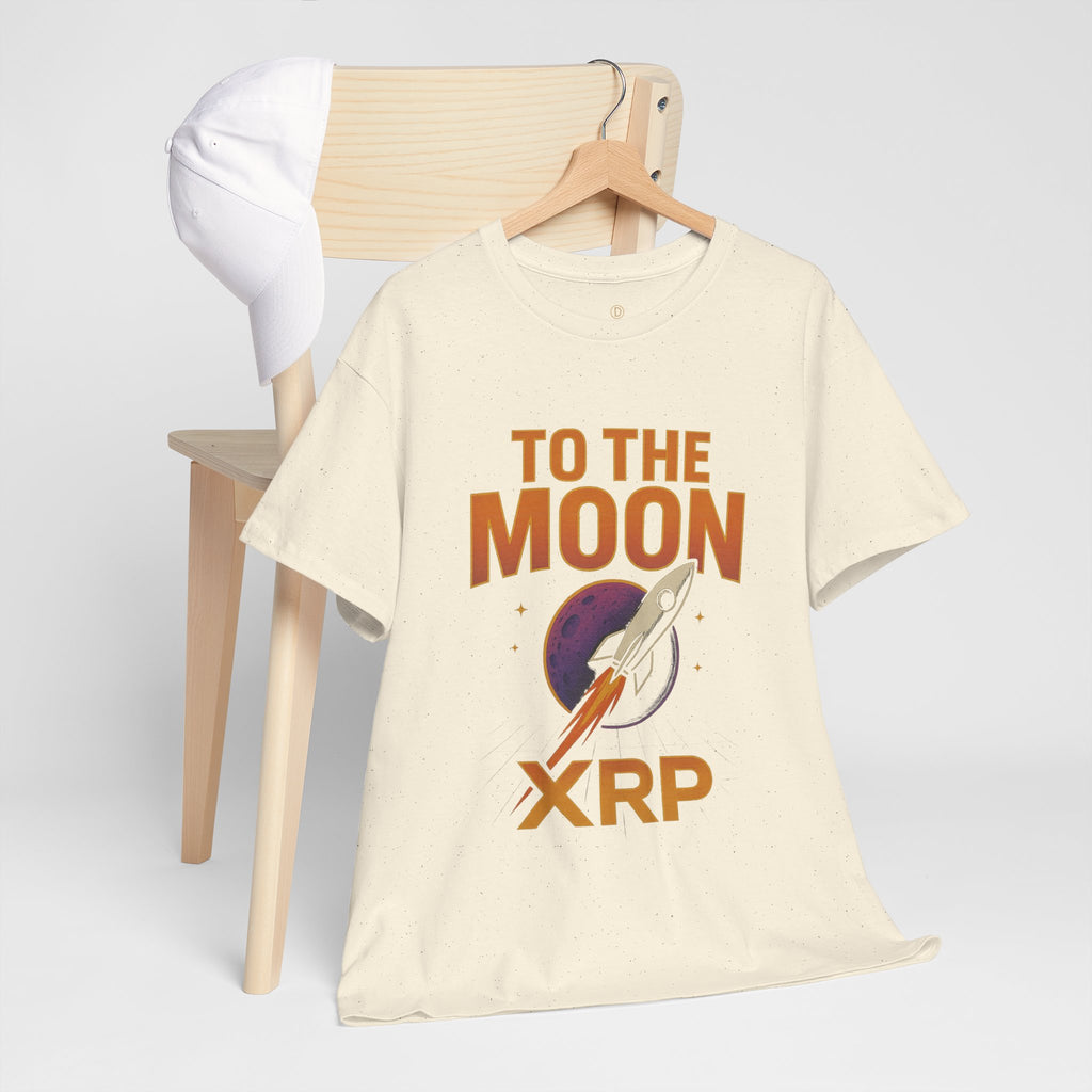 XRP To The Moon Tee — Cryptocurrency Investor Rocket Shirt