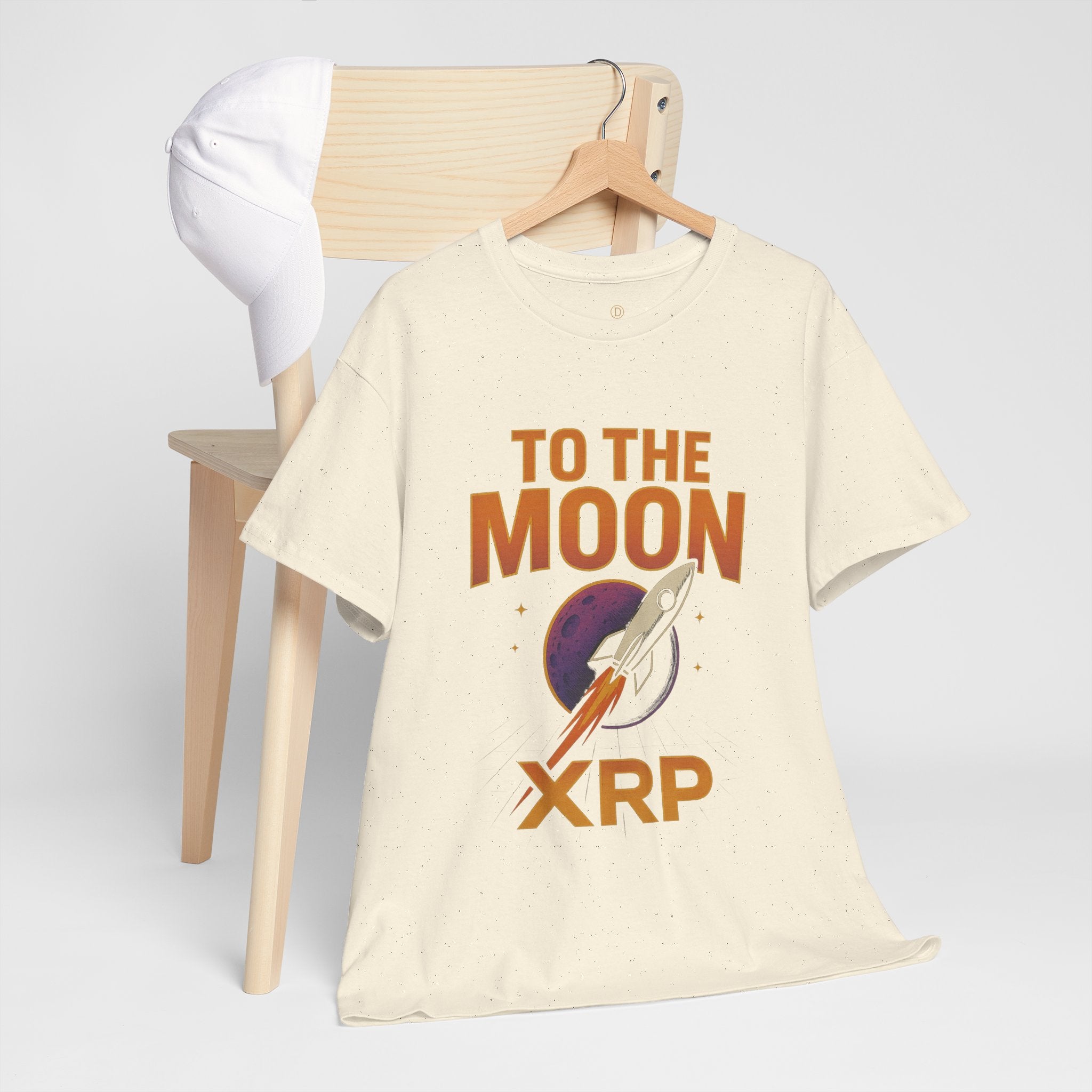 XRP To The Moon Tee — Cryptocurrency Investor Rocket Shirt