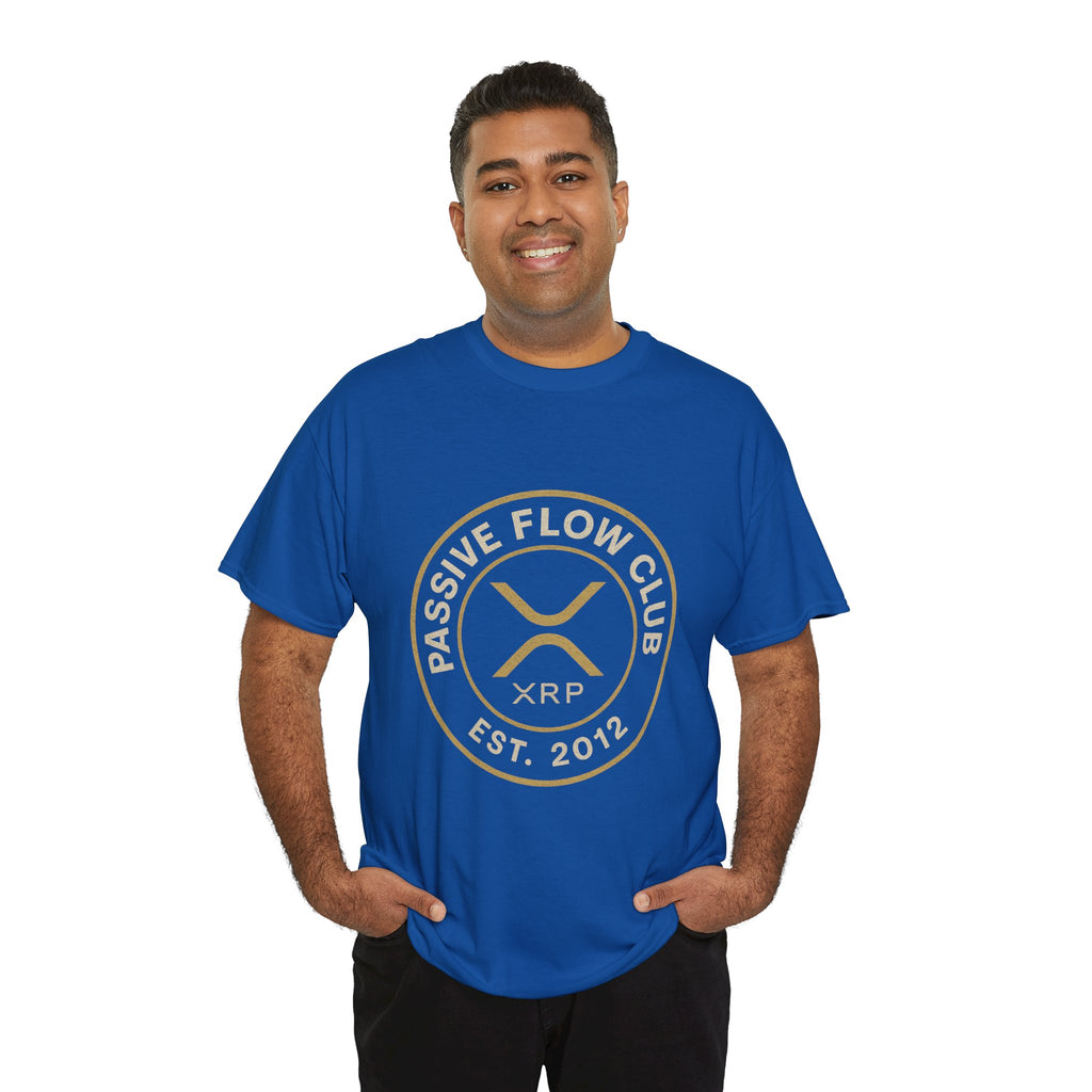 XRP Passive Flow Club T‑Shirt — Crypto Logo Tee (Est. 2012)