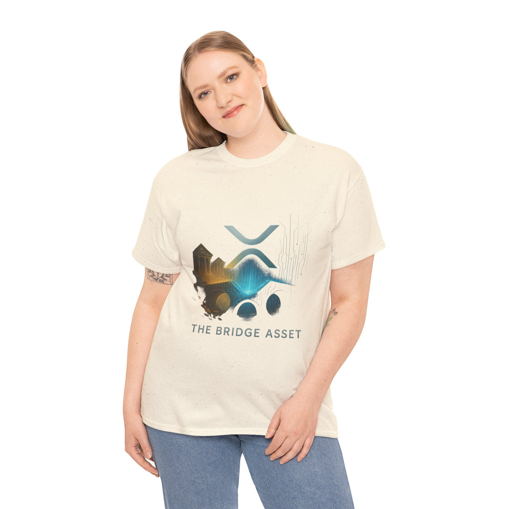 Ripple XRP Crypto Tee — 'The Bridge Asset' Logo T-Shirt
