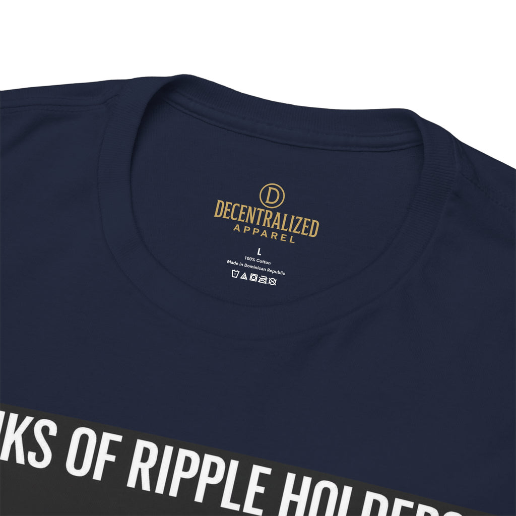 Crypto Ranks T-Shirt – "Ranks of Ripple Holders" Illustrated Guide
