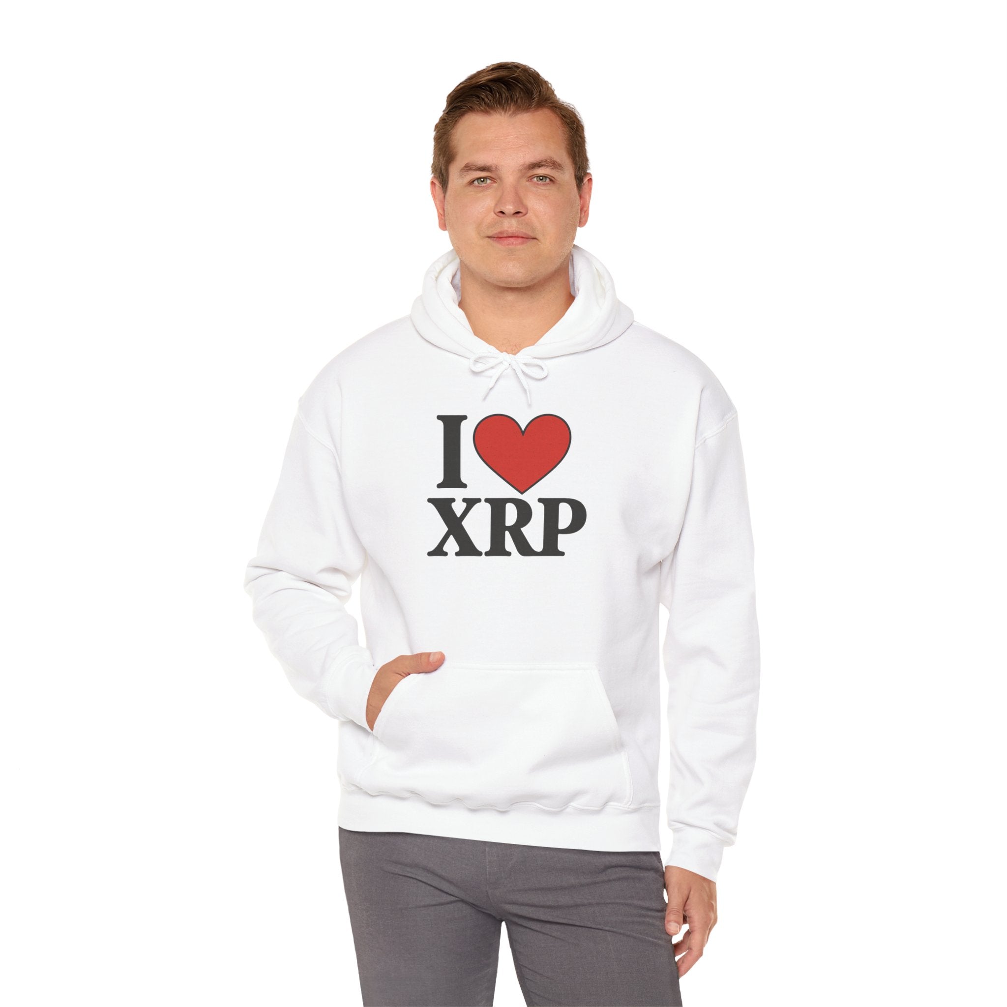 I  XRP Hoodie — Crypto Enthusiast Ripple Sweatshirt