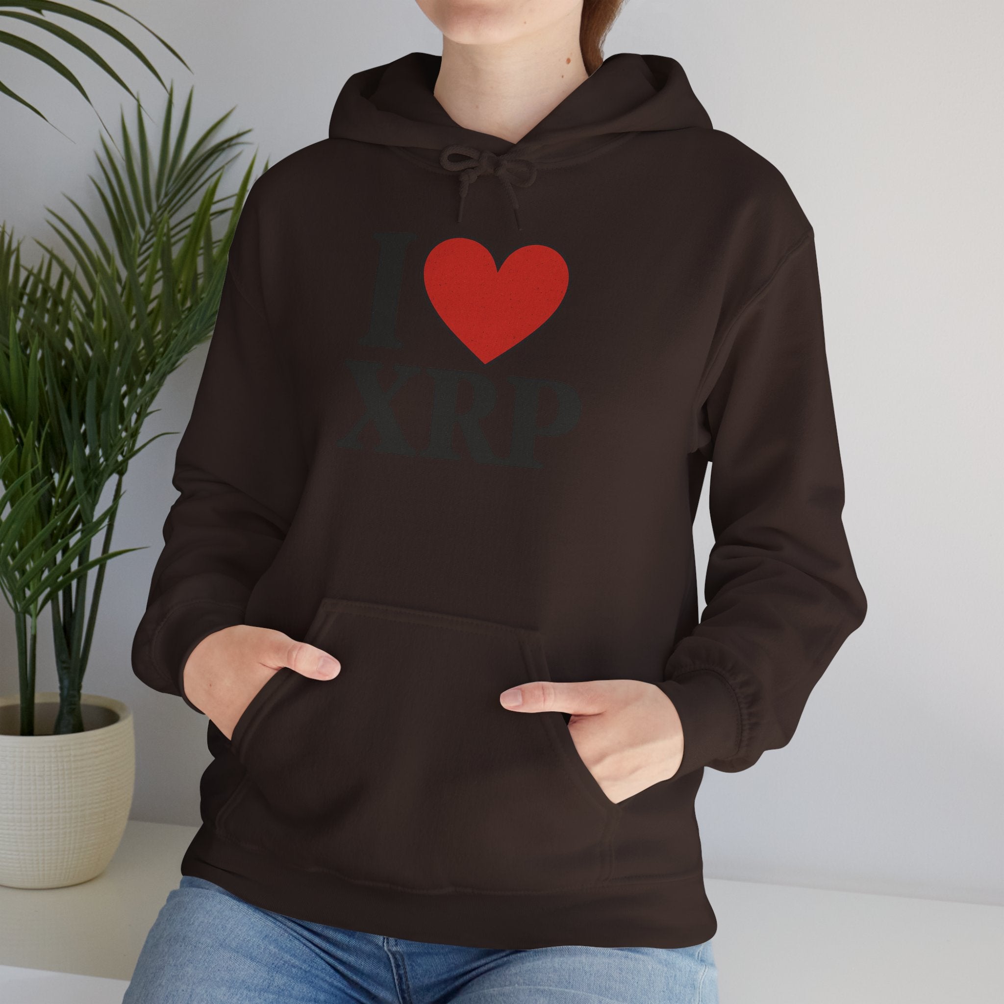 I  XRP Hoodie — Crypto Enthusiast Ripple Sweatshirt