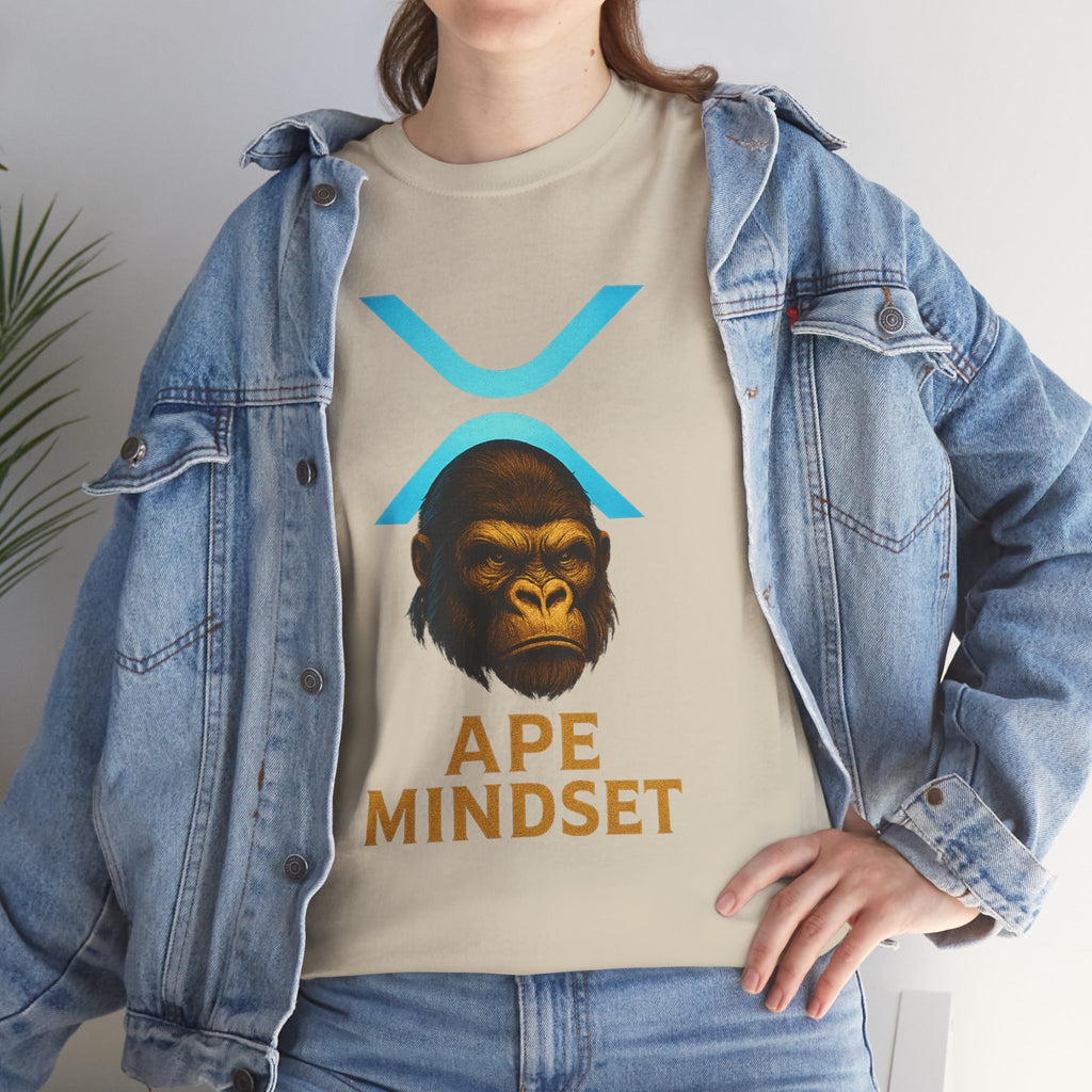 Ape Mindset T-Shirt — Crypto XRP Ape Graphic Tee
