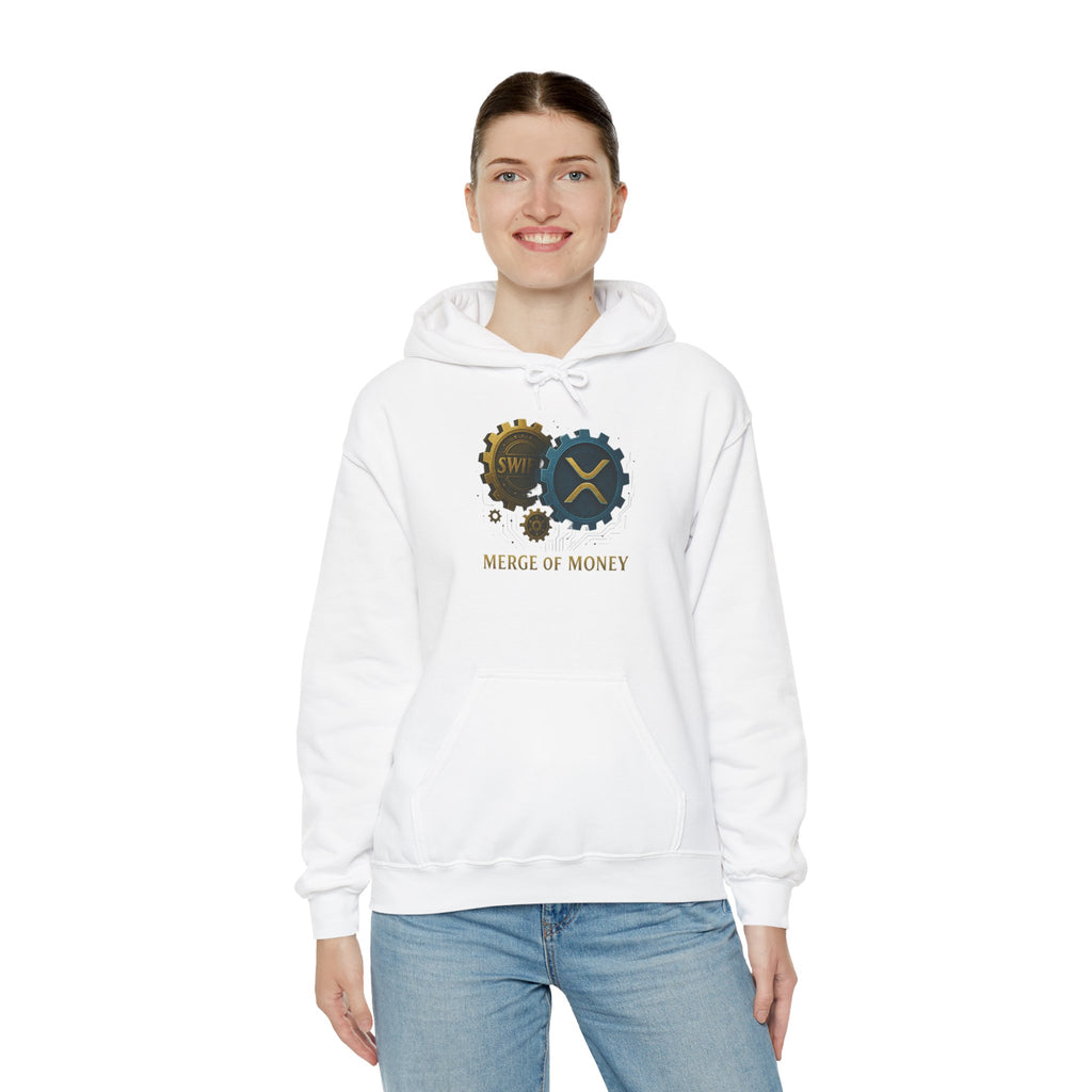 Merge of Money Hoodie — Financial Gears Graphic Pullover