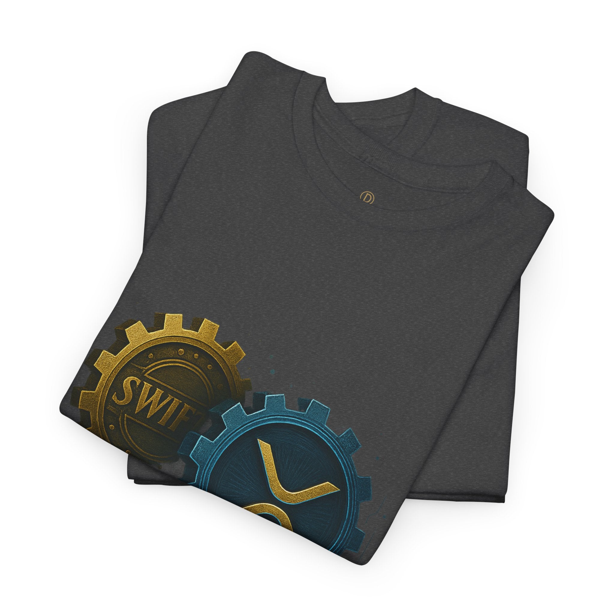 Merge of Money Tee - Cryptocurrency Gears XRP & SWI Crypto T-Shirt