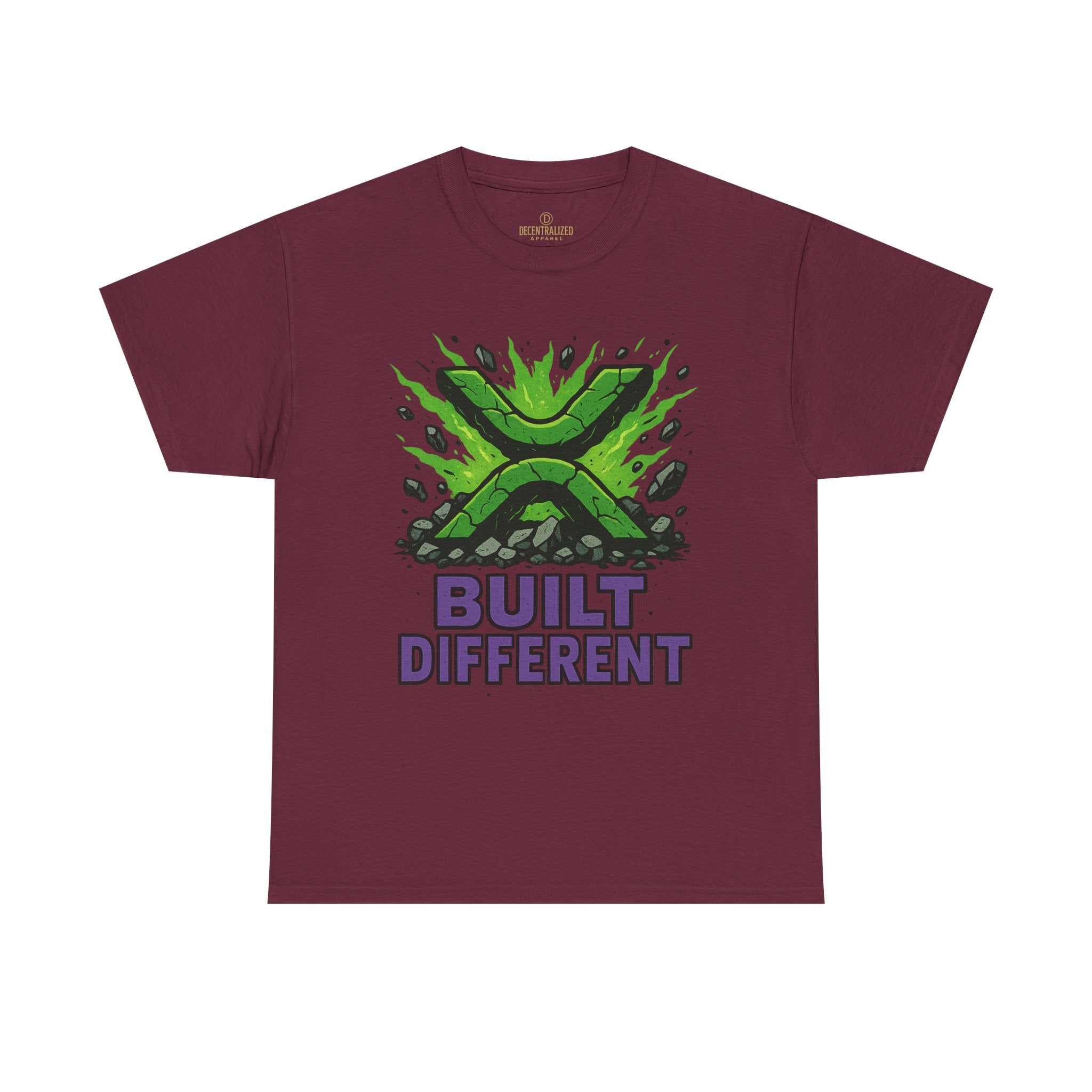 Built Different T-Shirt — Green Gamer Logo Tee