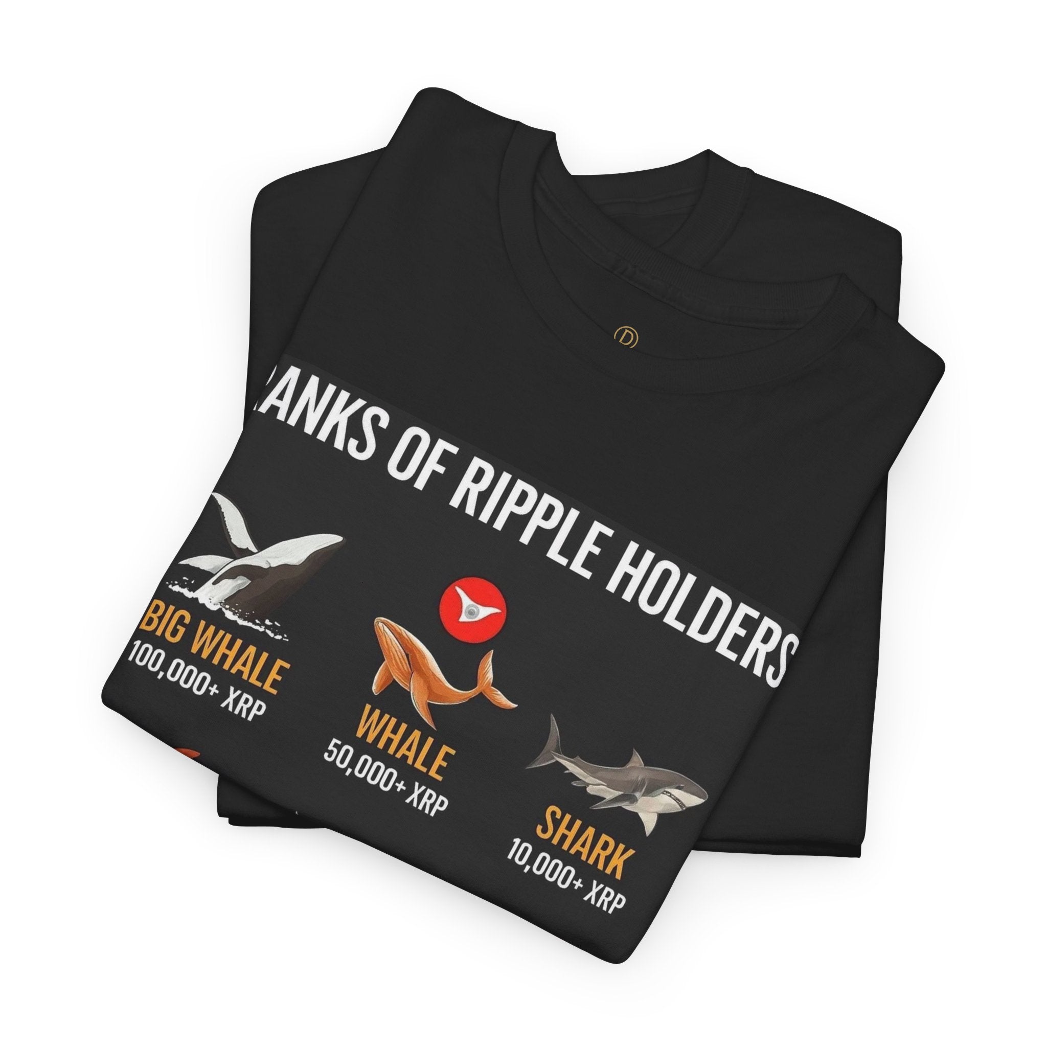 Crypto Ranks T-Shirt – "Ranks of Ripple Holders" Illustrated Guide