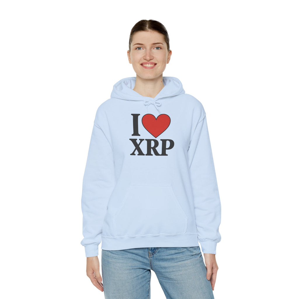 I  XRP Hoodie — Crypto Enthusiast Ripple Sweatshirt