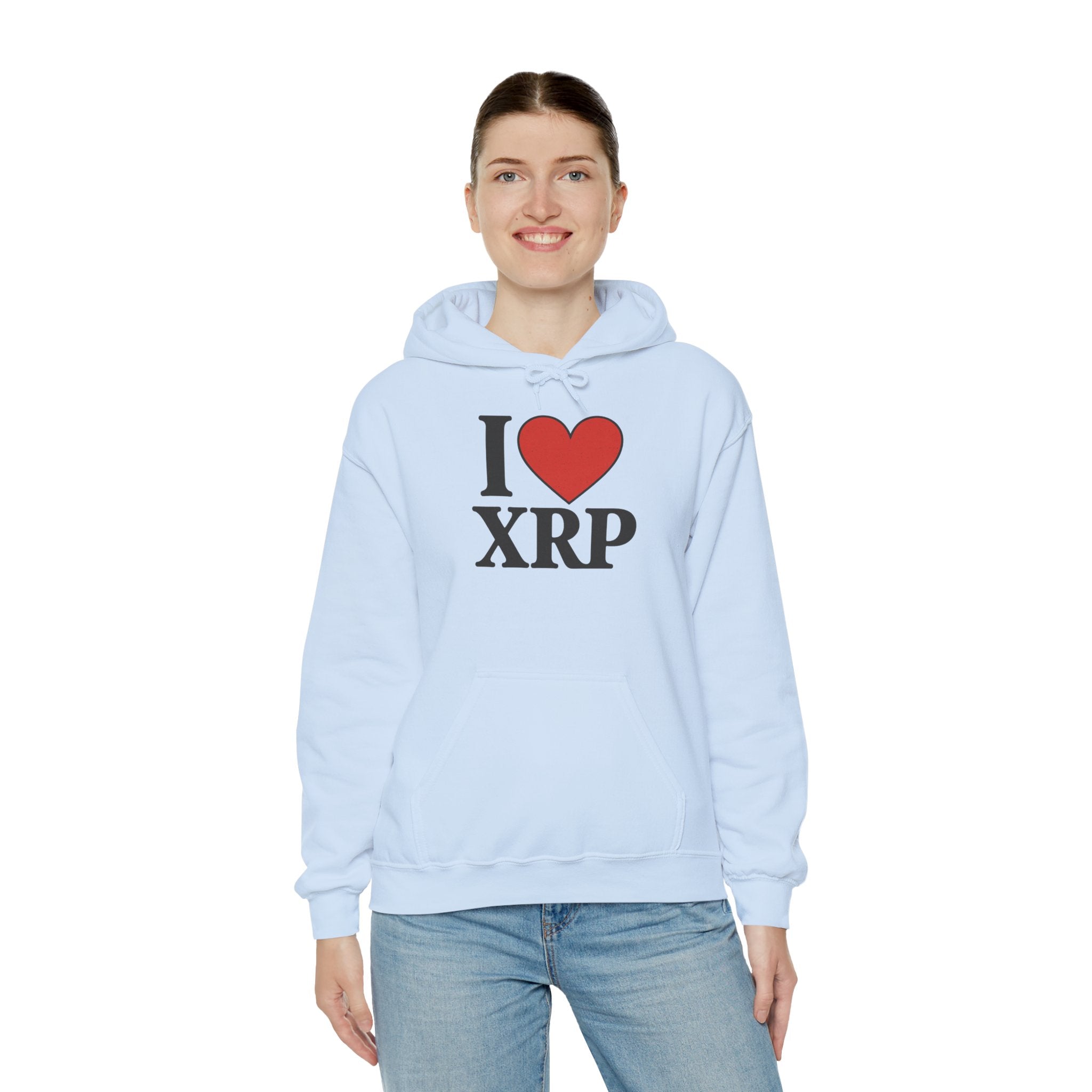 I  XRP Hoodie — Crypto Enthusiast Ripple Sweatshirt