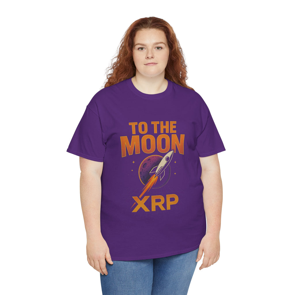 XRP To The Moon Tee — Cryptocurrency Investor Rocket Shirt