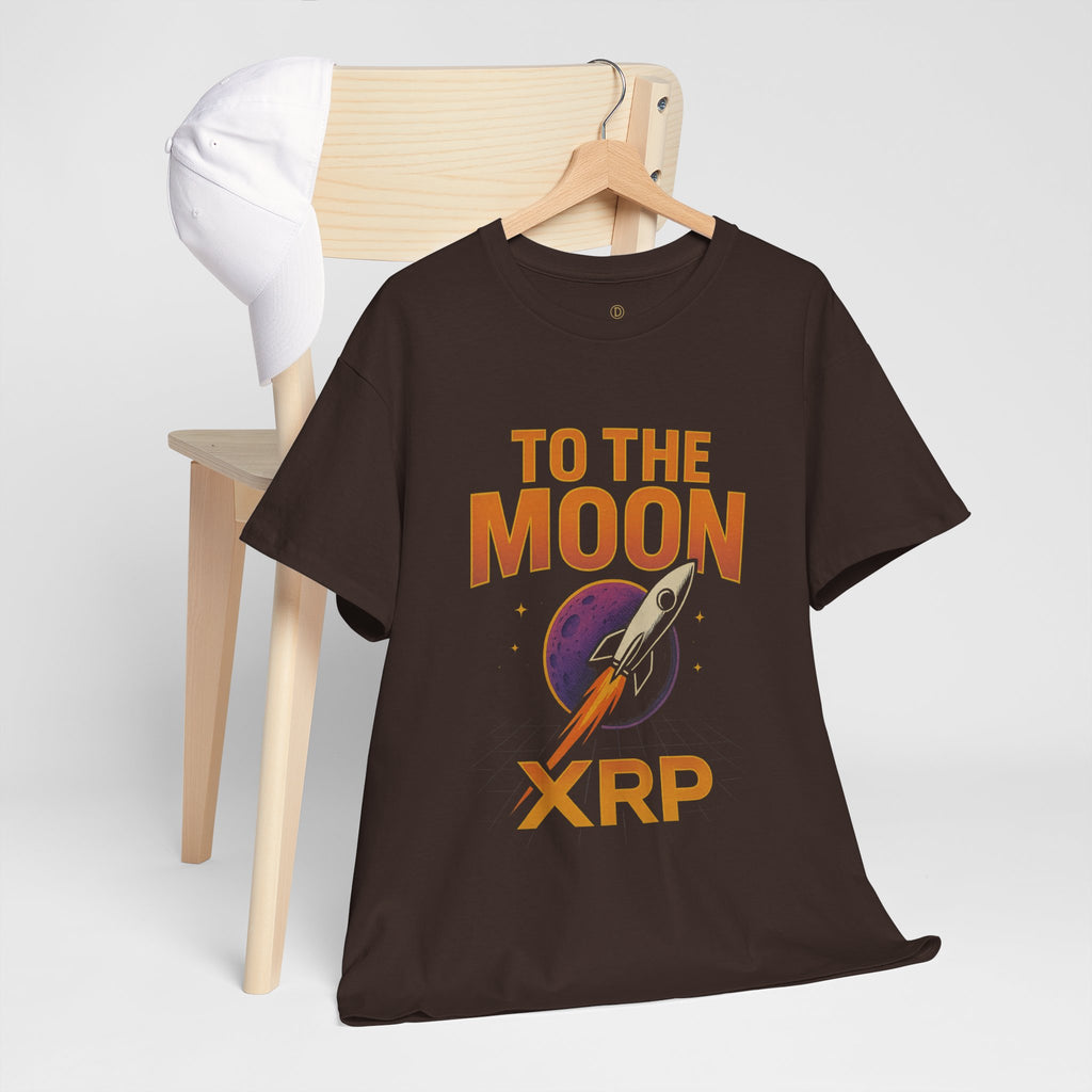 XRP To The Moon Tee — Cryptocurrency Investor Rocket Shirt