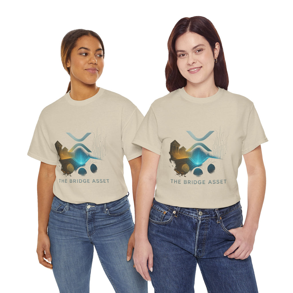 Ripple XRP Crypto Tee — 'The Bridge Asset' Logo T-Shirt