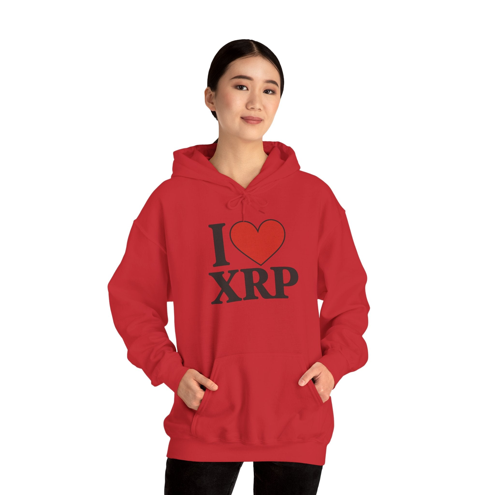 I  XRP Hoodie — Crypto Enthusiast Ripple Sweatshirt