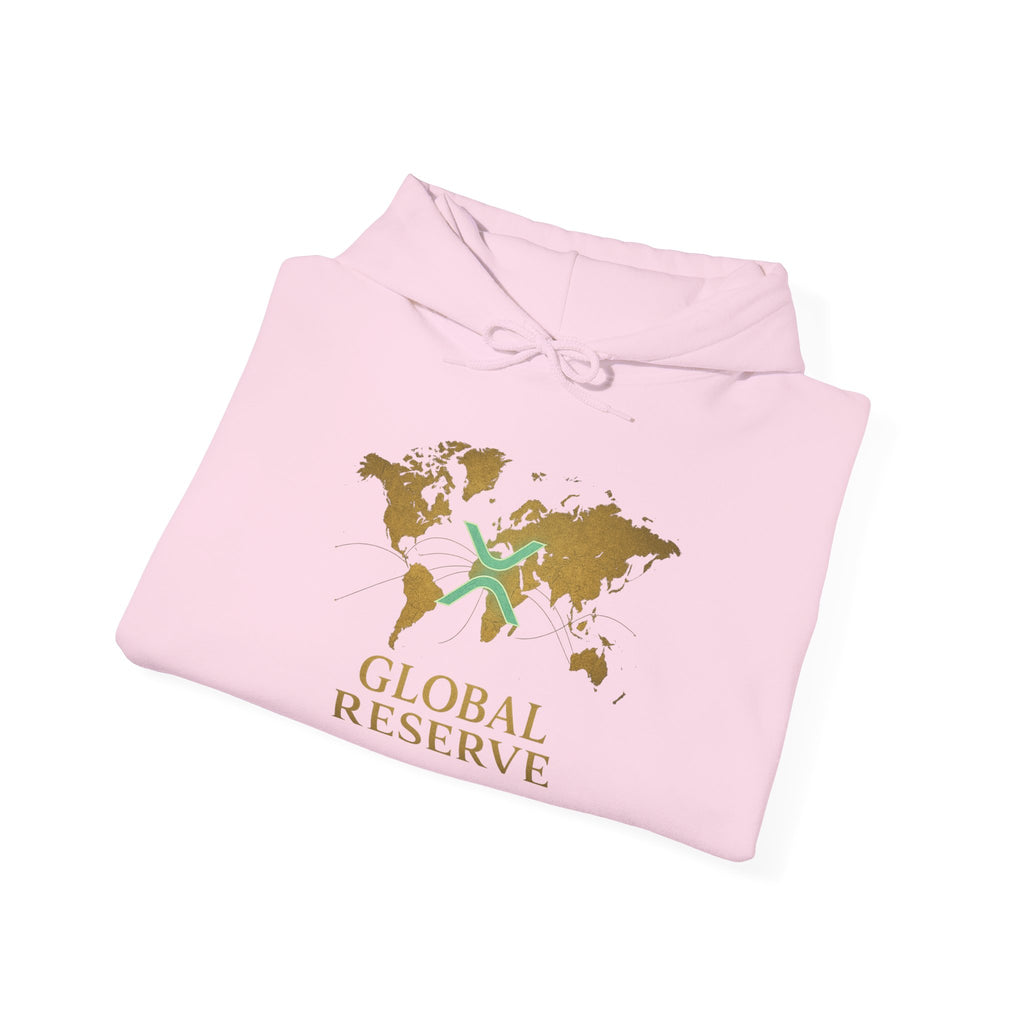 Global Reserve Hoodie — World Map Logo Pullover