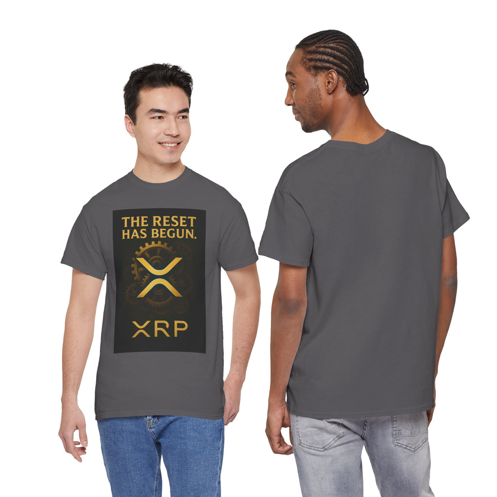 XRP Crypto Tee — "The Reset Has Begun" Bitcoin Alternative Shirt