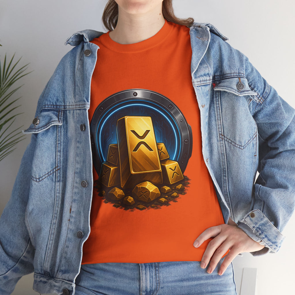 Crypto Gold Bars T-Shirt — Ripple (XRP) Stack Graphic Tee