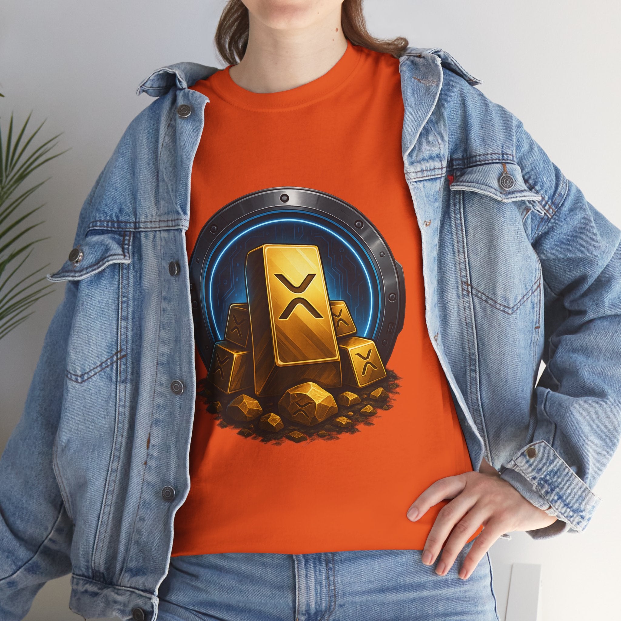Crypto Gold Bars T-Shirt — Ripple (XRP) Stack Graphic Tee