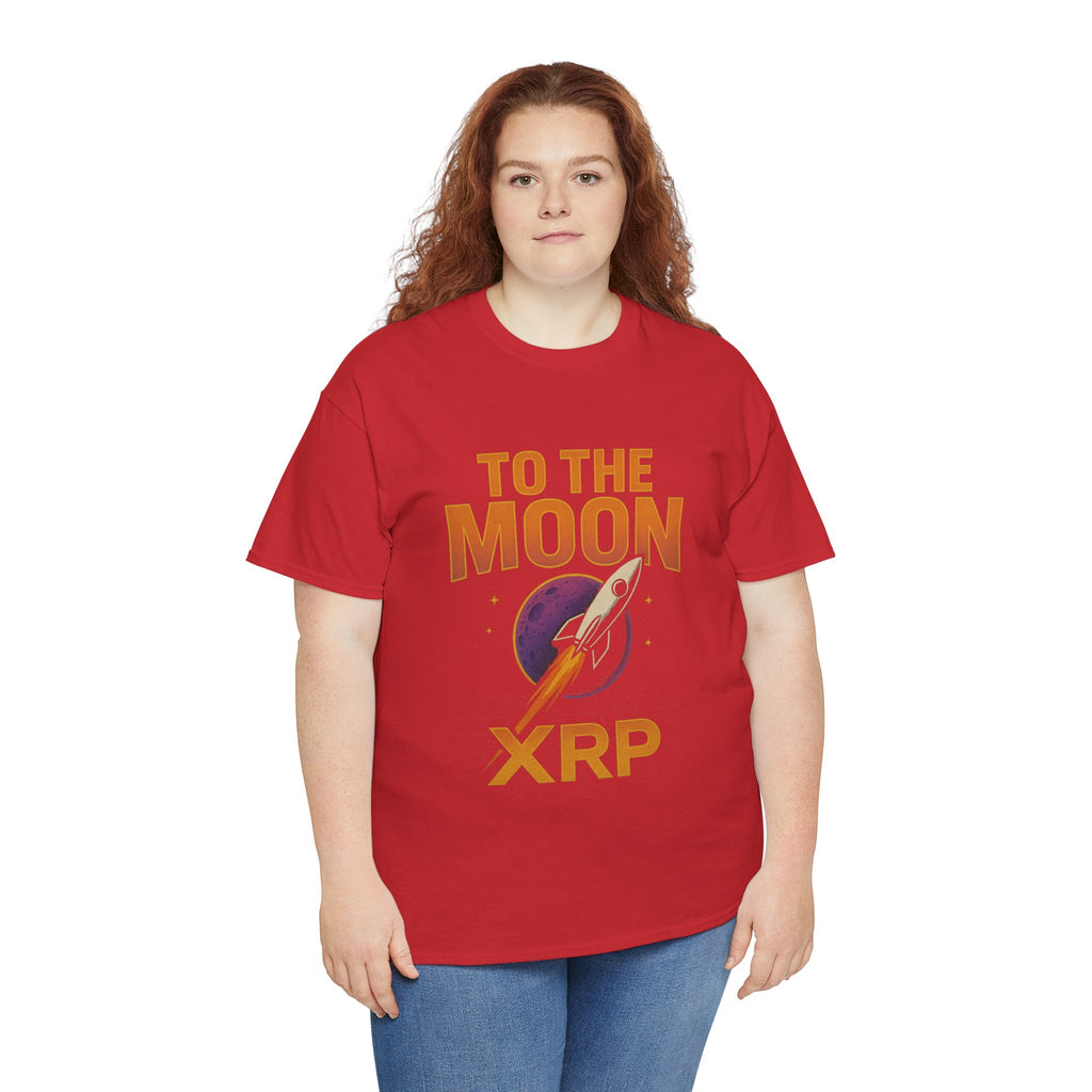 XRP To The Moon Tee — Cryptocurrency Investor Rocket Shirt