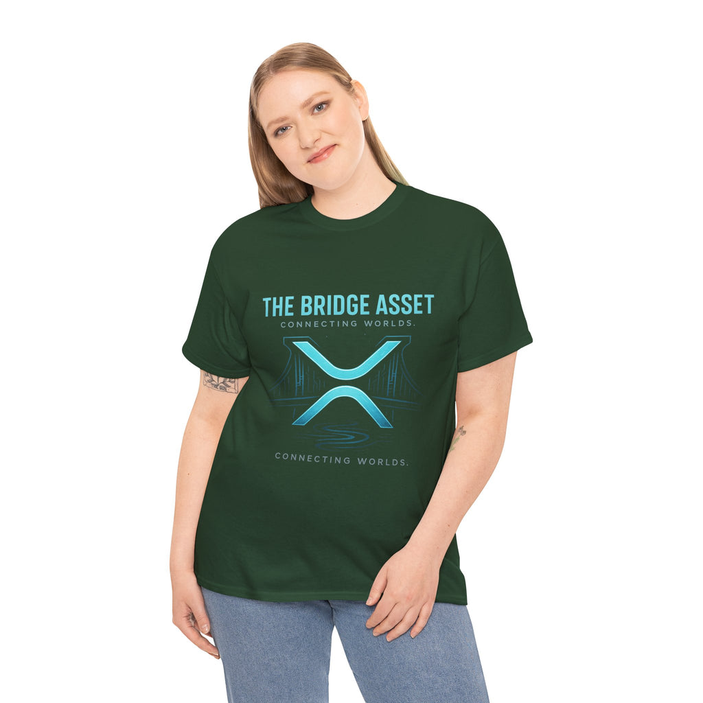 The Bridge Asset Tee – 'Connecting Worlds' Crypto Ripple X Logo T-Shirt