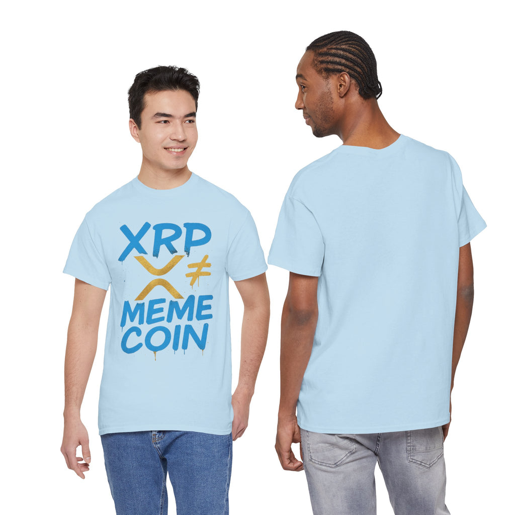 XRP ≠ Meme Coin T‑Shirt — Crypto Advocate Graphic Tee