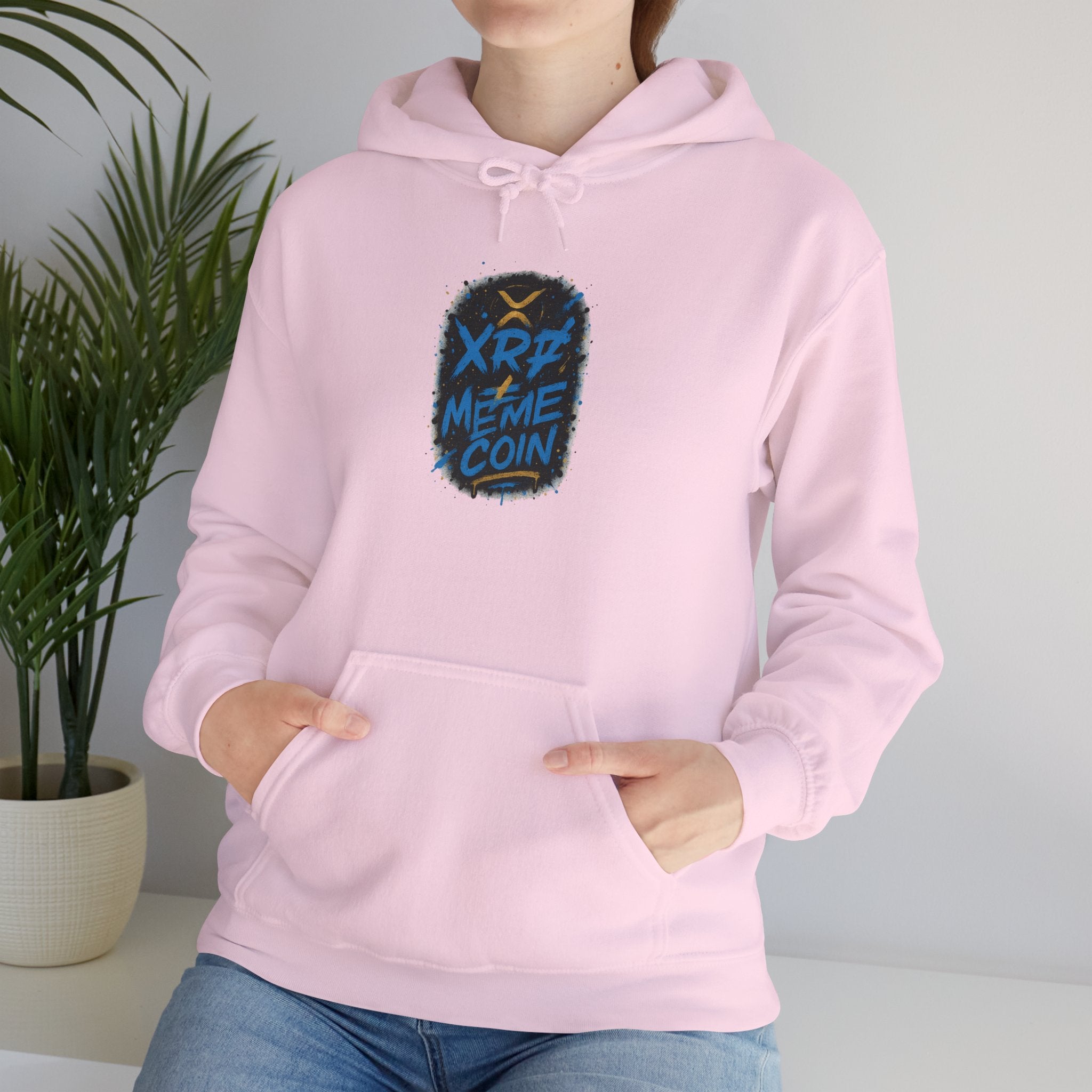XRP Meme Coin Hoodie – Crypto Graffiti Logo Pullover