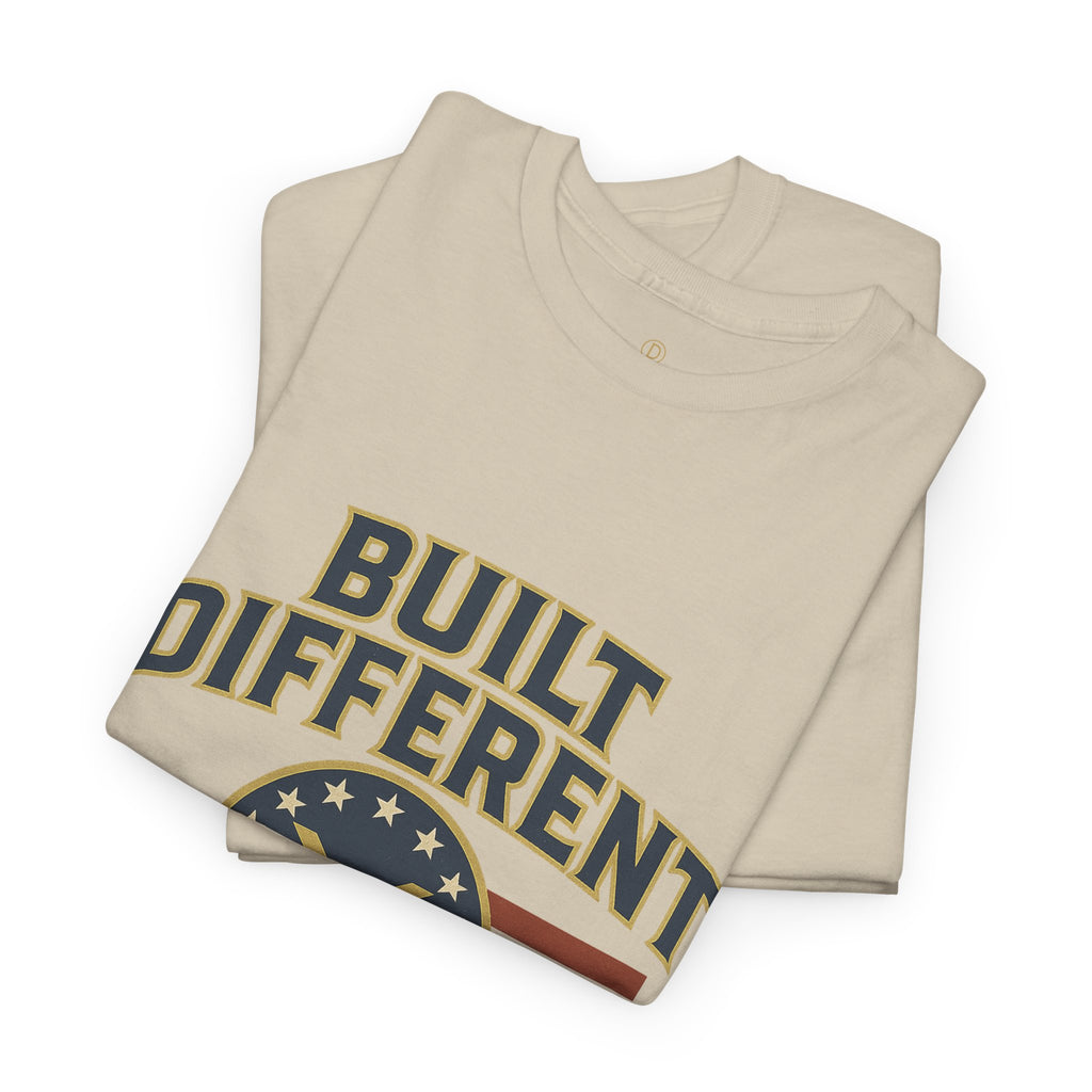 Built Different Since 2012 T-Shirt — American Flag Vintage Crew Tee