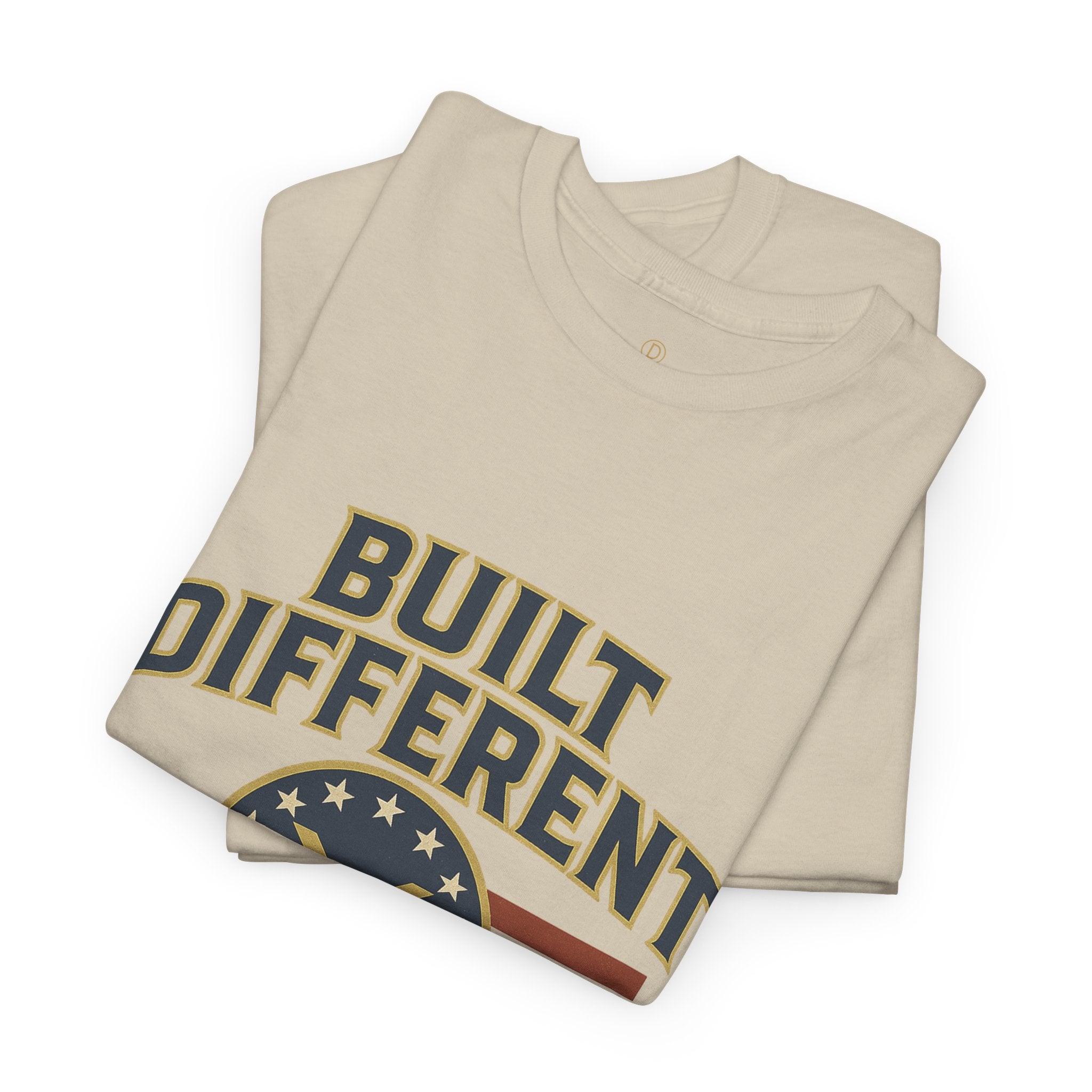 Built Different Since 2012 T-Shirt — American Flag Vintage Crew Tee