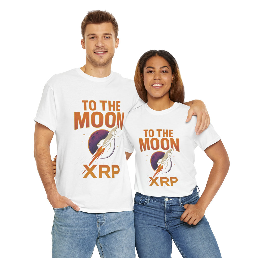 XRP To The Moon Tee — Cryptocurrency Investor Rocket Shirt