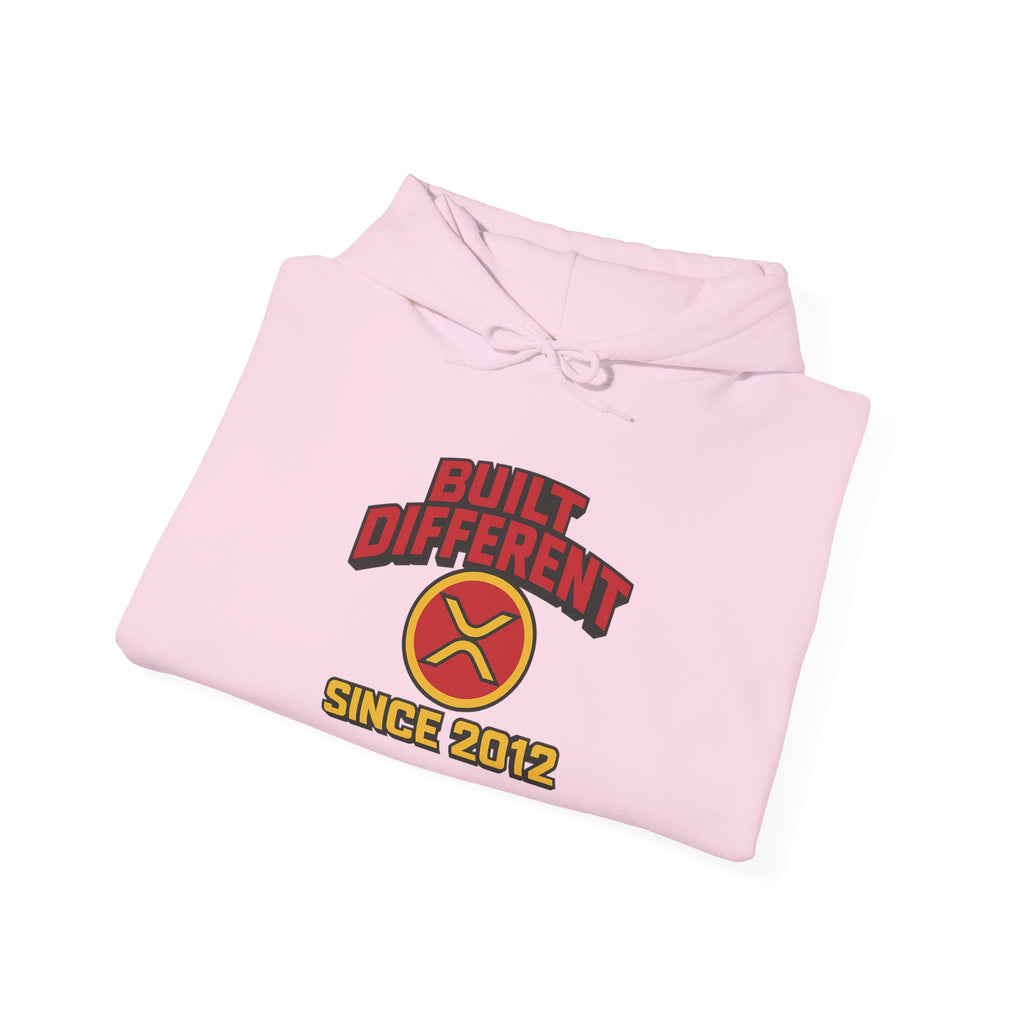 Built Different Hoodie - "Since 2012" Retro Logo Pullover