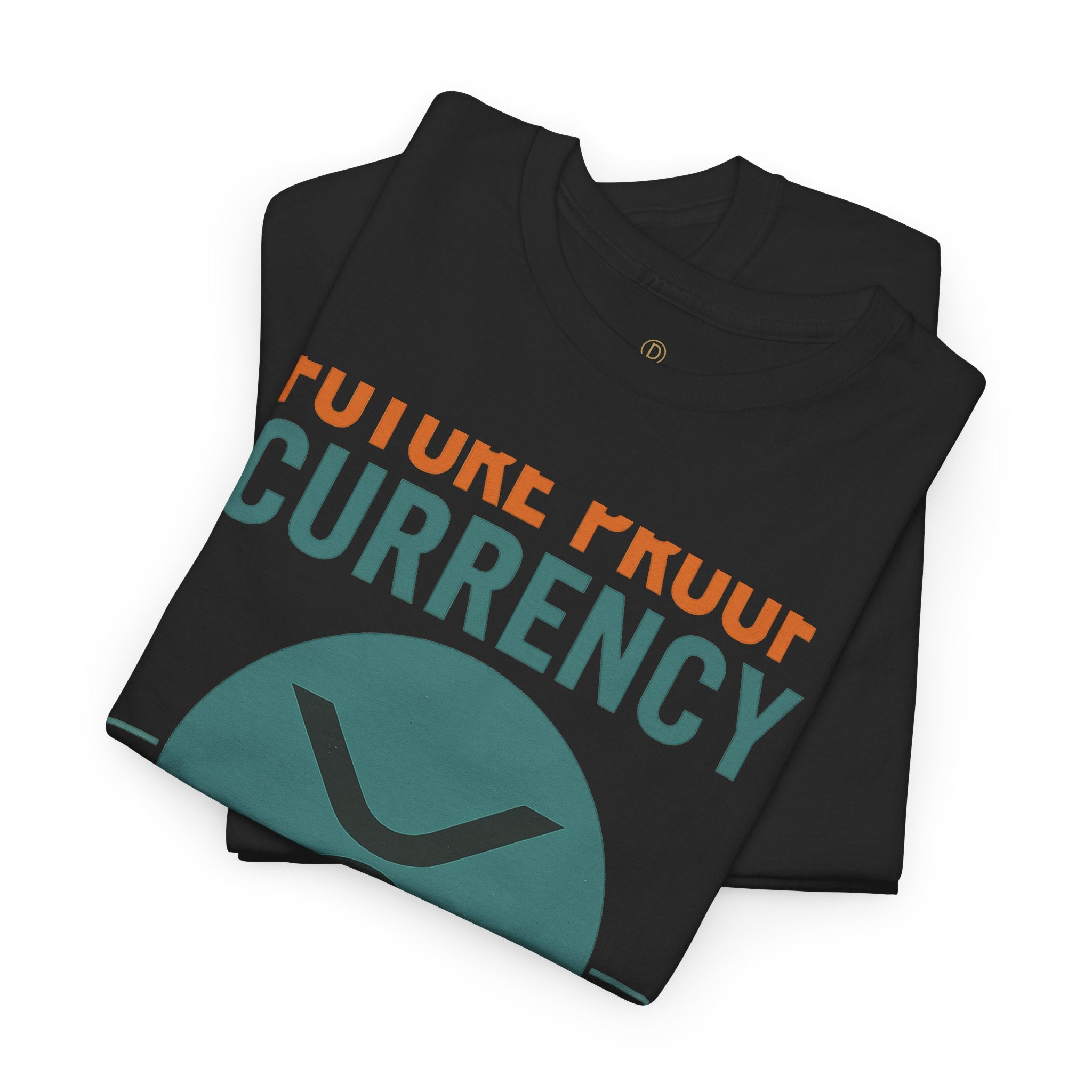 RIPPLE XRP 'Future Proof Currency' Graphic Tee — Crypto Retro Logo Shirt