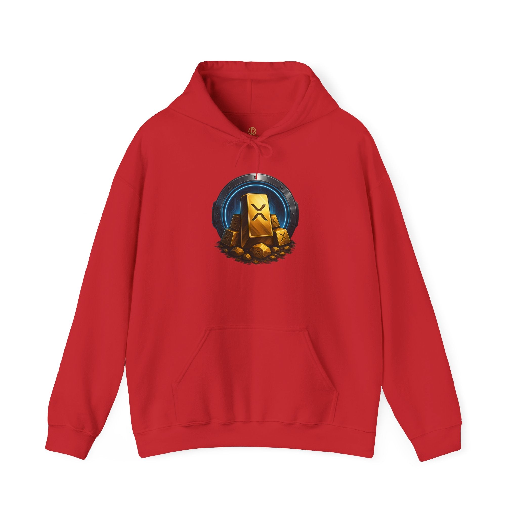 Gaming Treasure Hoodie — Gold Loot Chest Emblem
