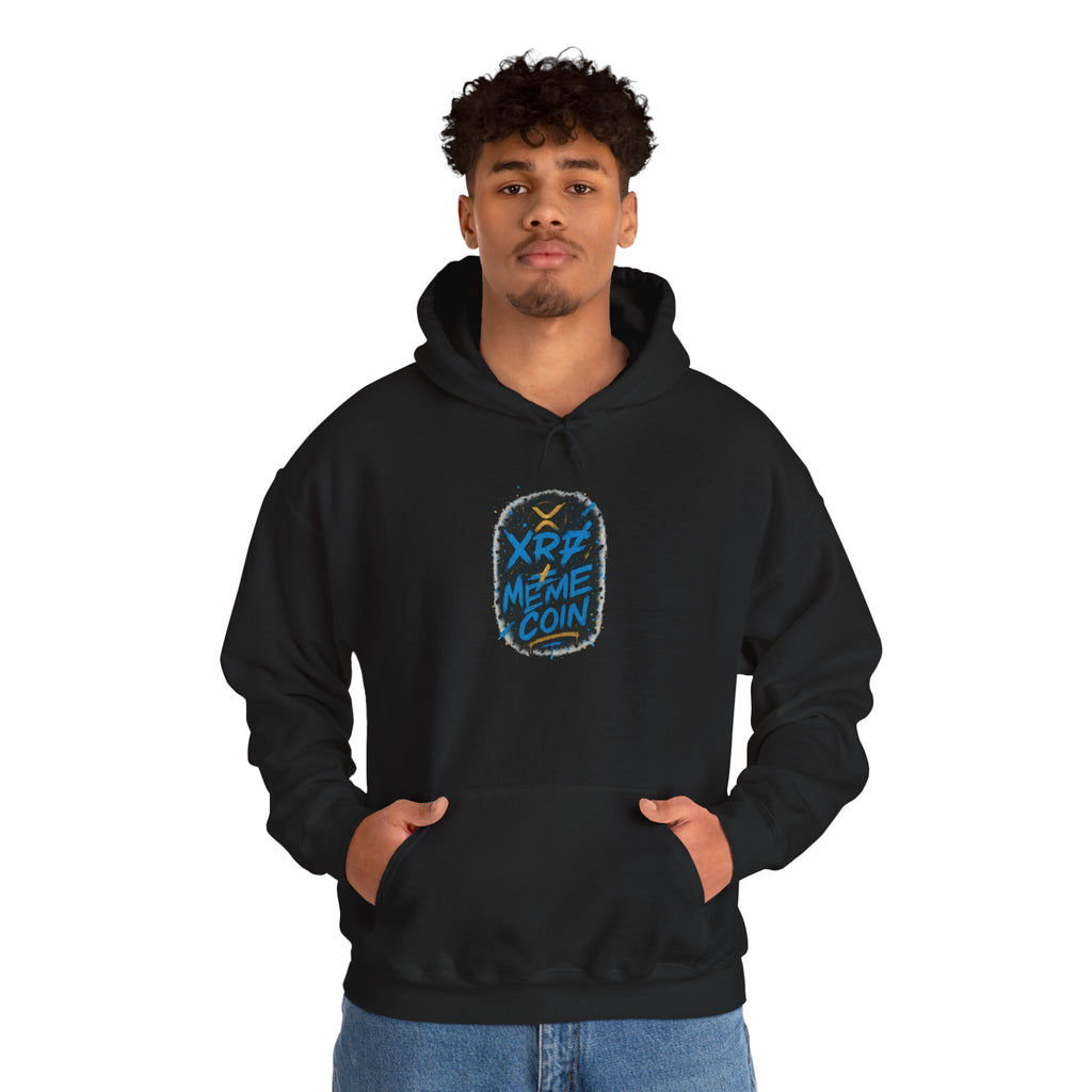 XRP Meme Coin Hoodie – Crypto Graffiti Logo Pullover