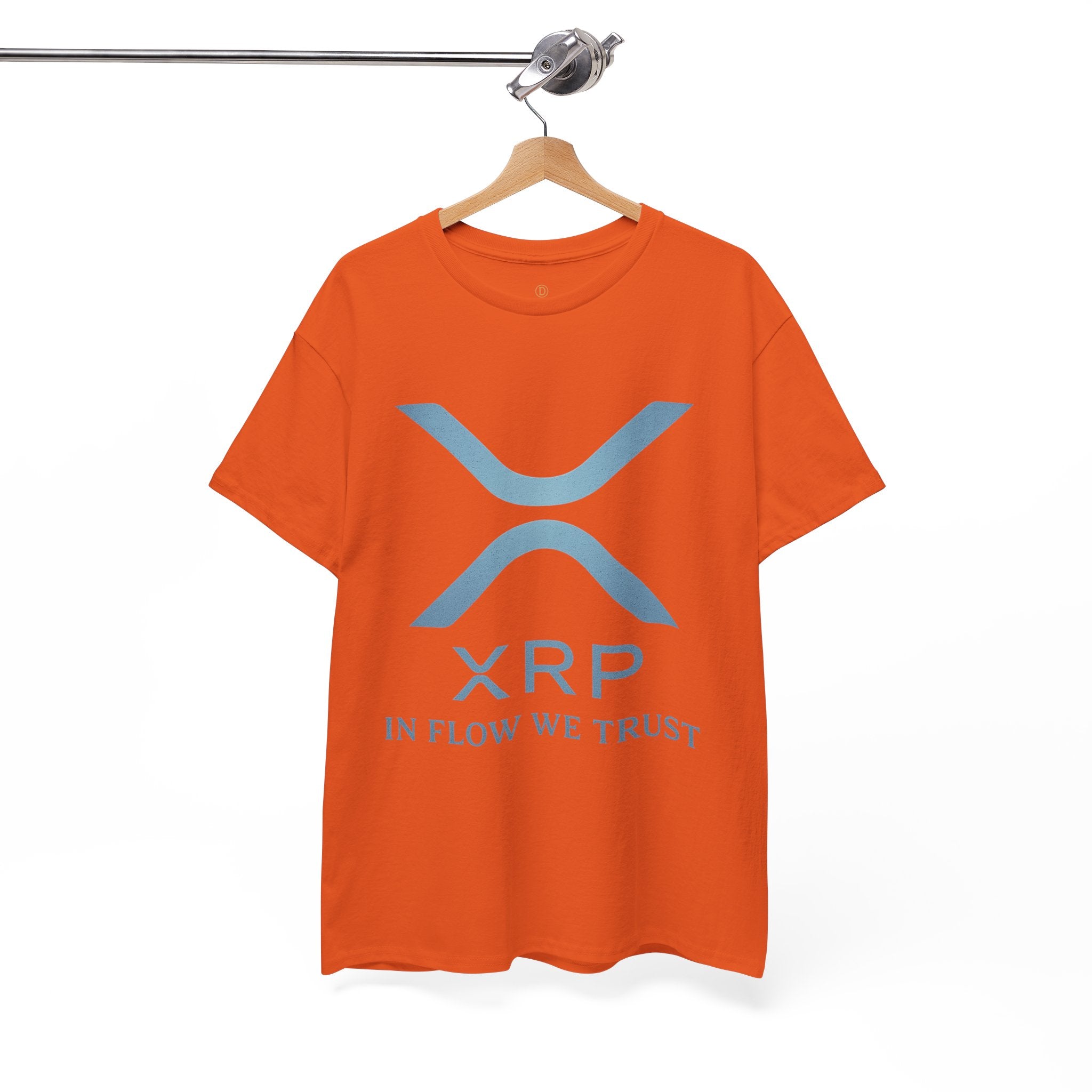 XRP Crypto Tee — "In Flow We Trust" Ripple Logo T-Shirt