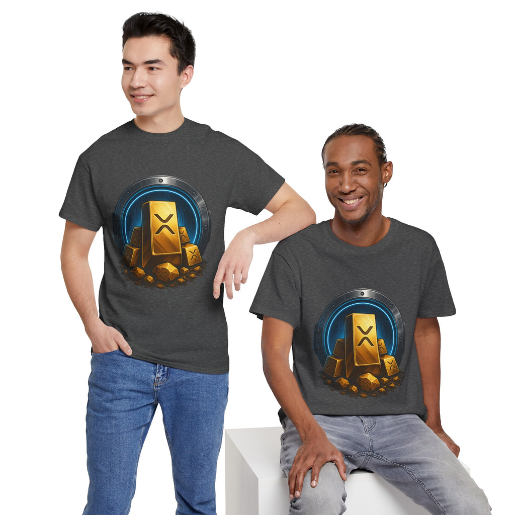 Crypto Gold Bars T-Shirt — Ripple (XRP) Stack Graphic Tee