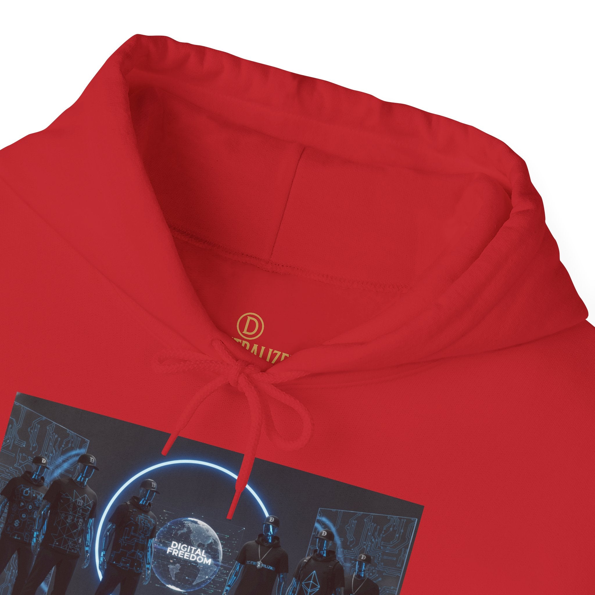 Futuristic Neon Portal Hoodie – Cyberpunk Sci‑Fi Crew Graphic Sweatshirt