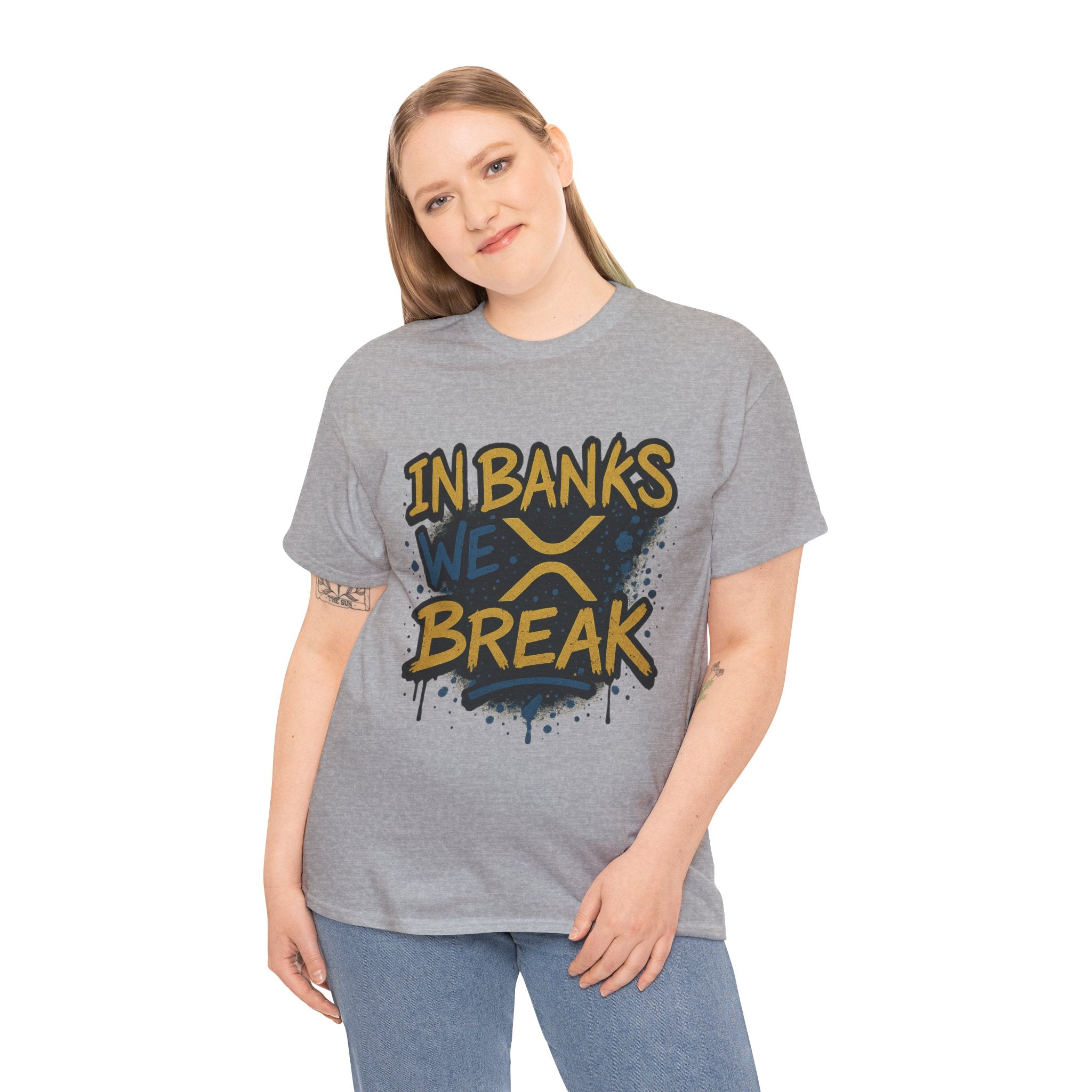 Ripple 'In Banks We Break' Graphic Tee — Crypto XRP Streetwear