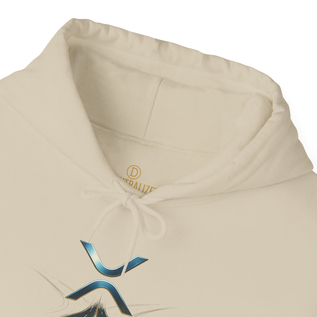 XRP Logo Hoodie — "All Roads Lead to XRP" Minimal Crypto Hoodie