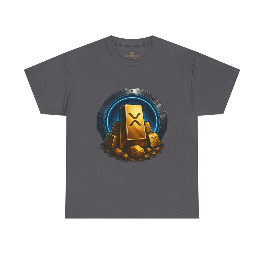 Crypto Gold Bars T-Shirt — Ripple (XRP) Stack Graphic Tee