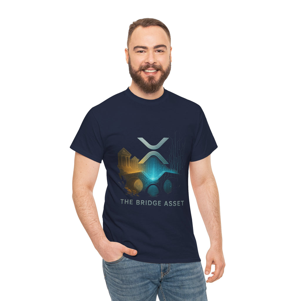 Ripple XRP Crypto Tee — 'The Bridge Asset' Logo T-Shirt