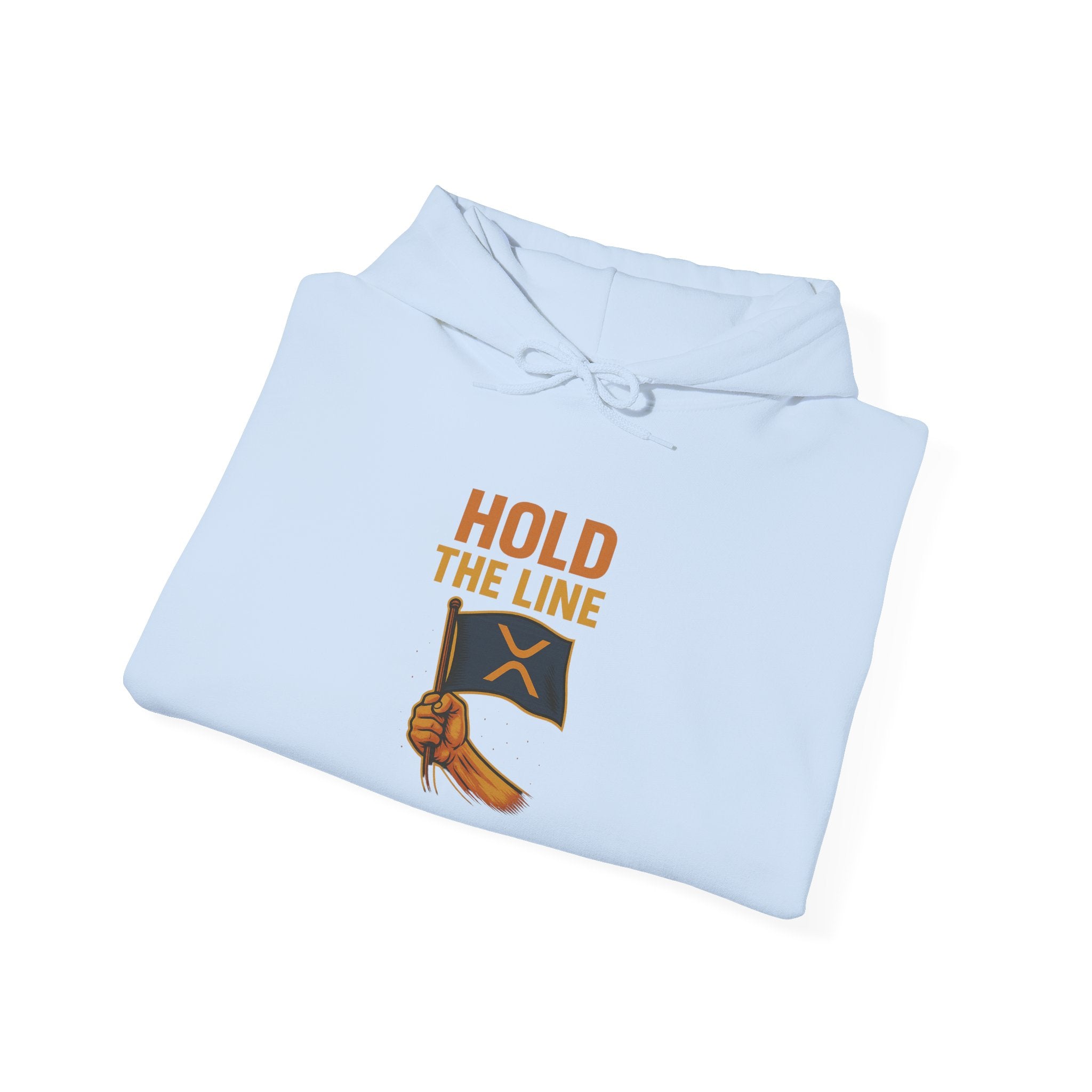 Hold The Line Hoodie — Flag & Fist Graphic Pullover