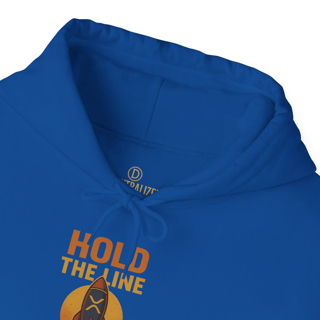 XRP 'Hold the Line' Hoodie — Crypto Supporter Sweatshirt