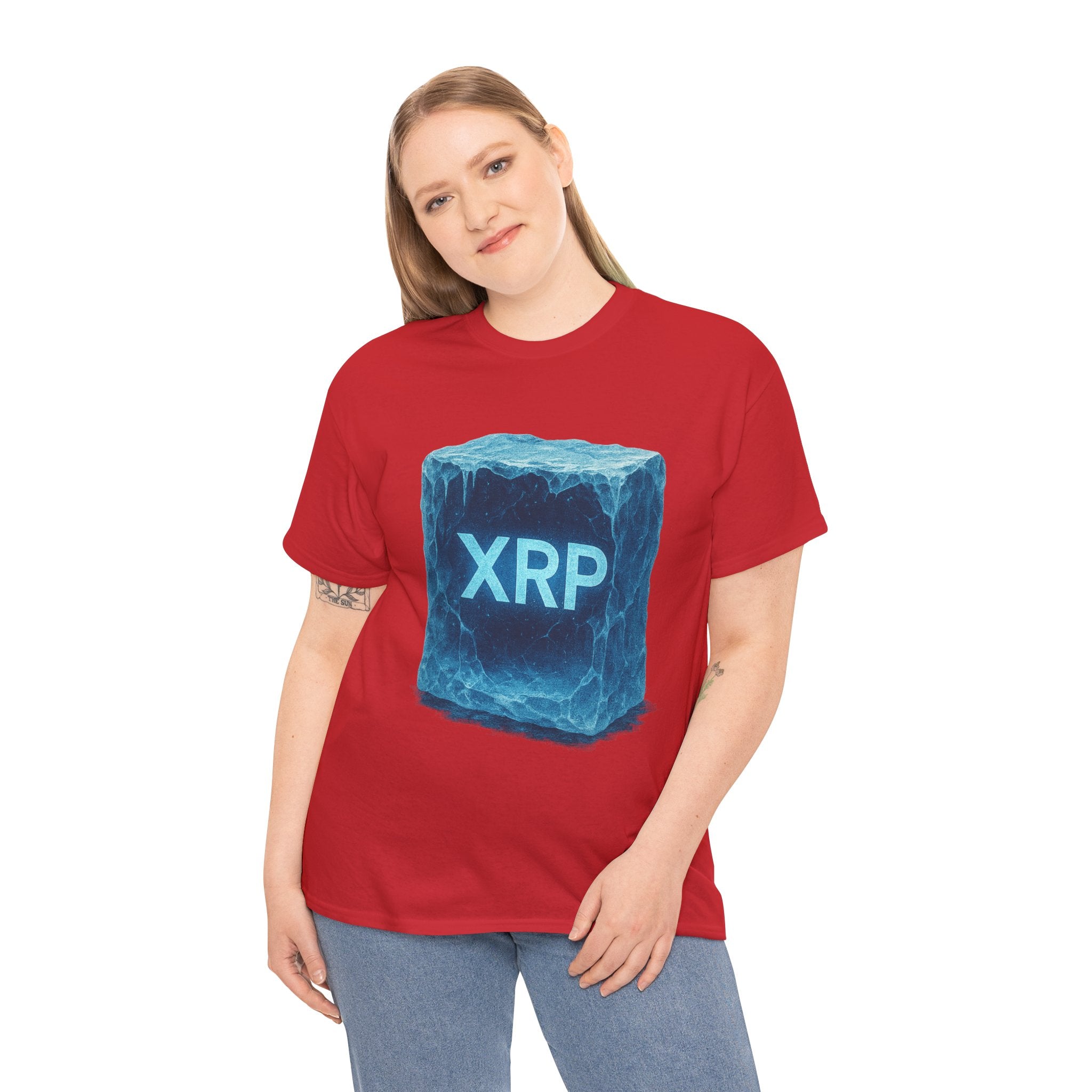XRP Ice Block Tee — Crypto Ripple Logo T-Shirt