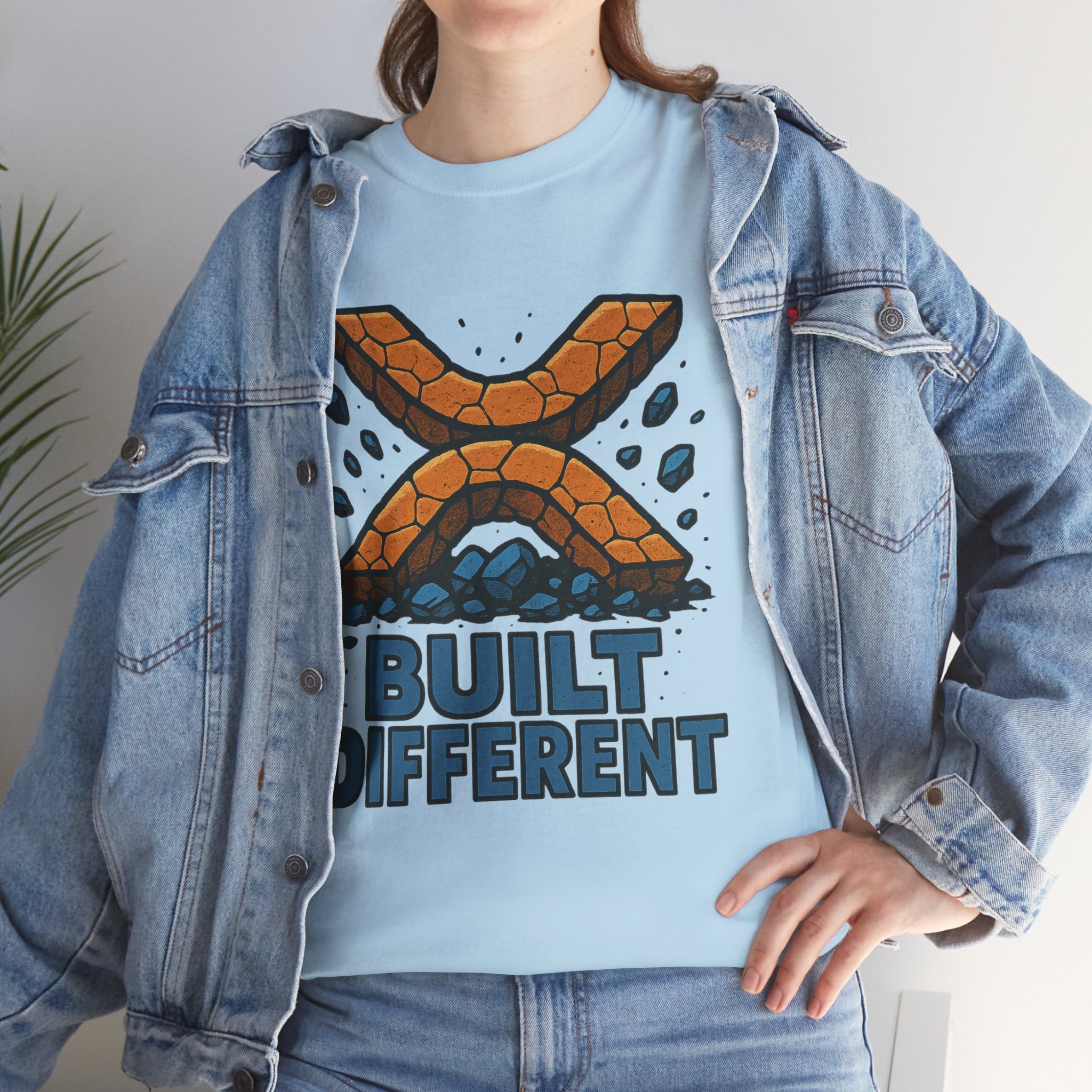 Built Different T-Shirt — Rugged Crypto X Design Tee