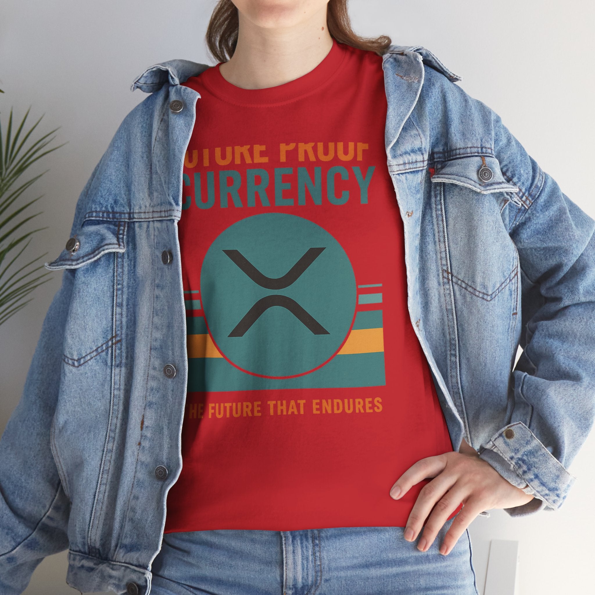 RIPPLE XRP 'Future Proof Currency' Graphic Tee — Crypto Retro Logo Shirt