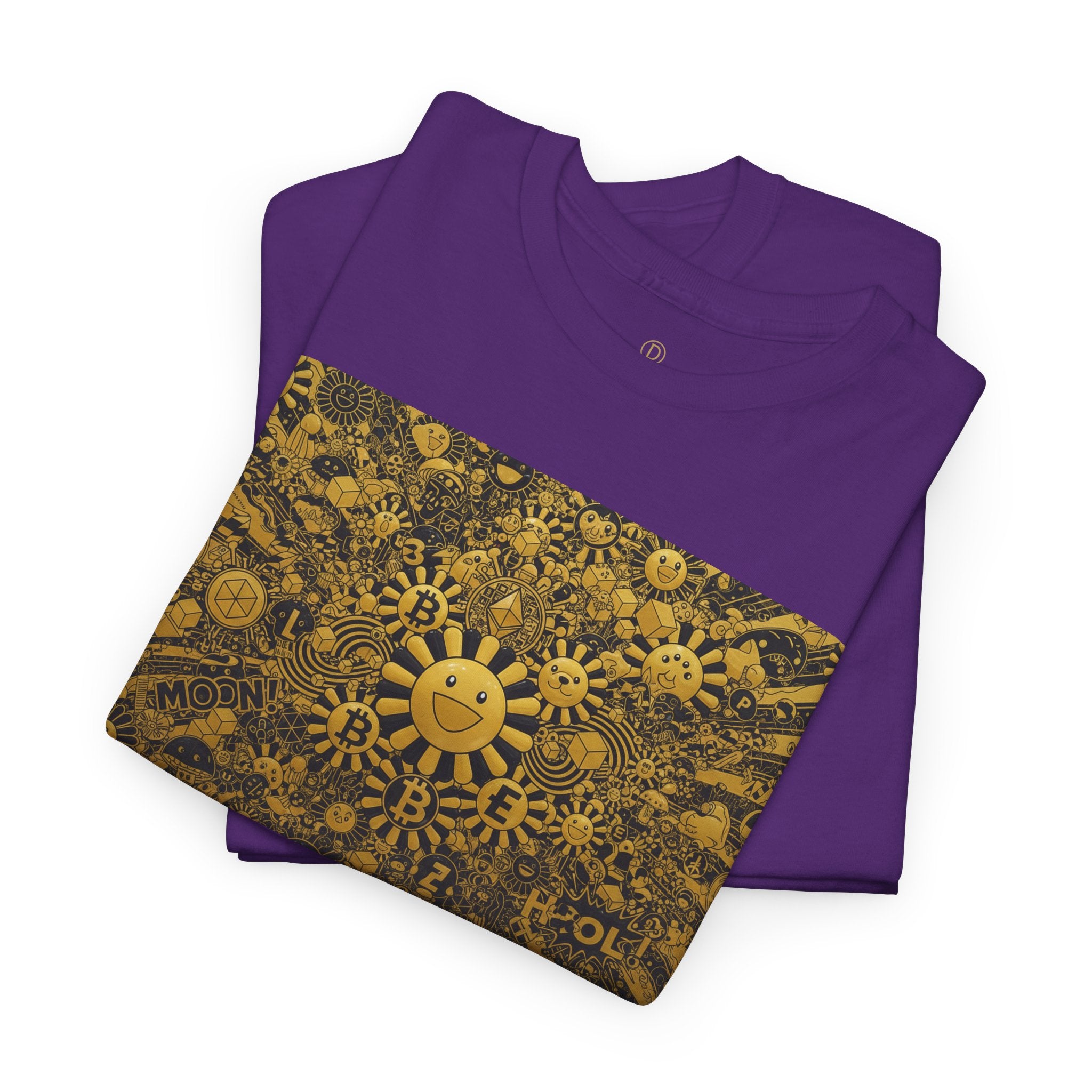 Sunflower Burst T‑Shirt — Golden Sunflower Pattern Tee